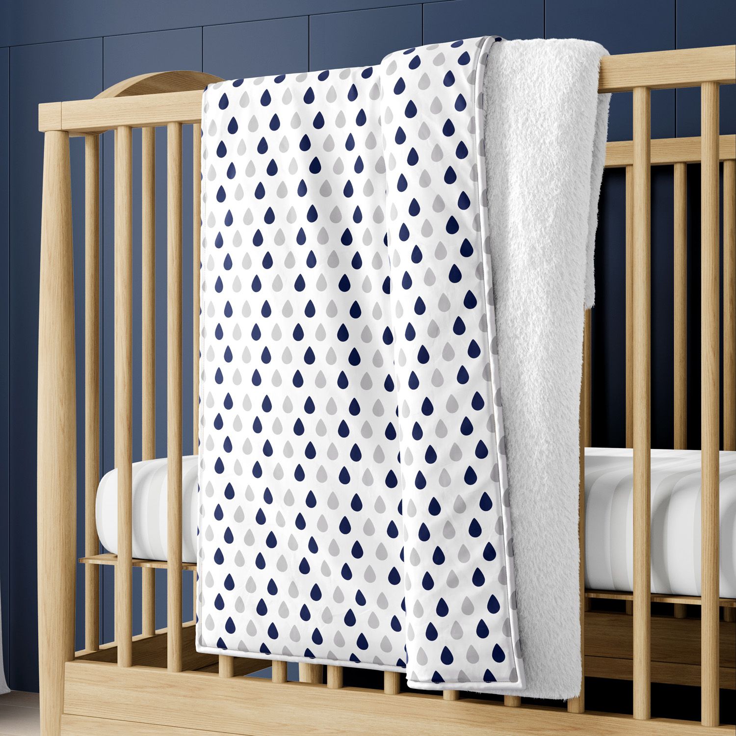 Cobertor Gotas do Céu Azul 1M