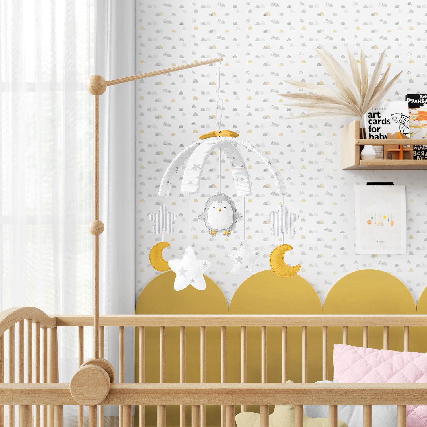 Móbile Pinguim Estrelinha