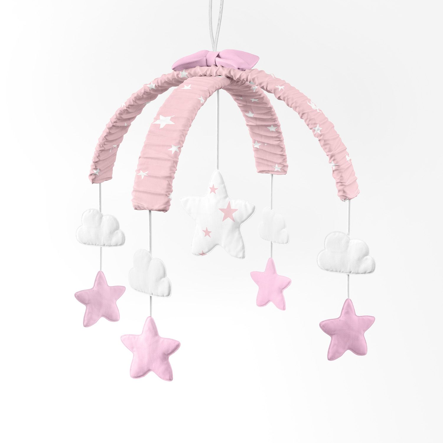 Móbile Estrelinha Cinza