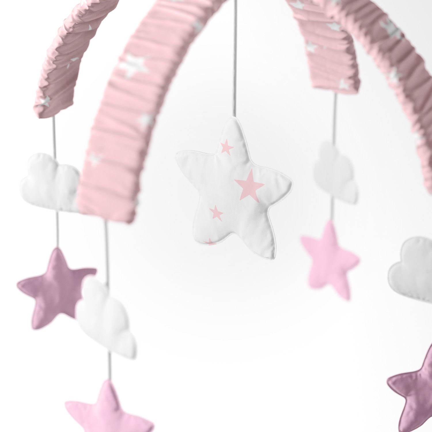 Móbile Estrelinha Cinza