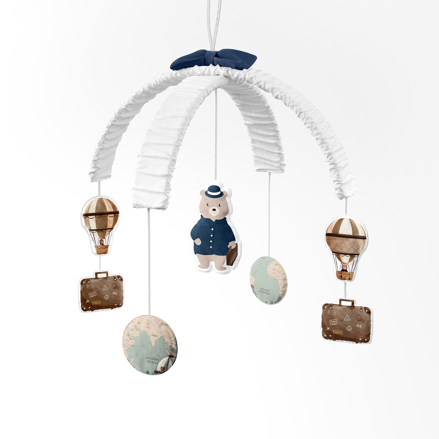 Móbile Teddy Pelo Mundo