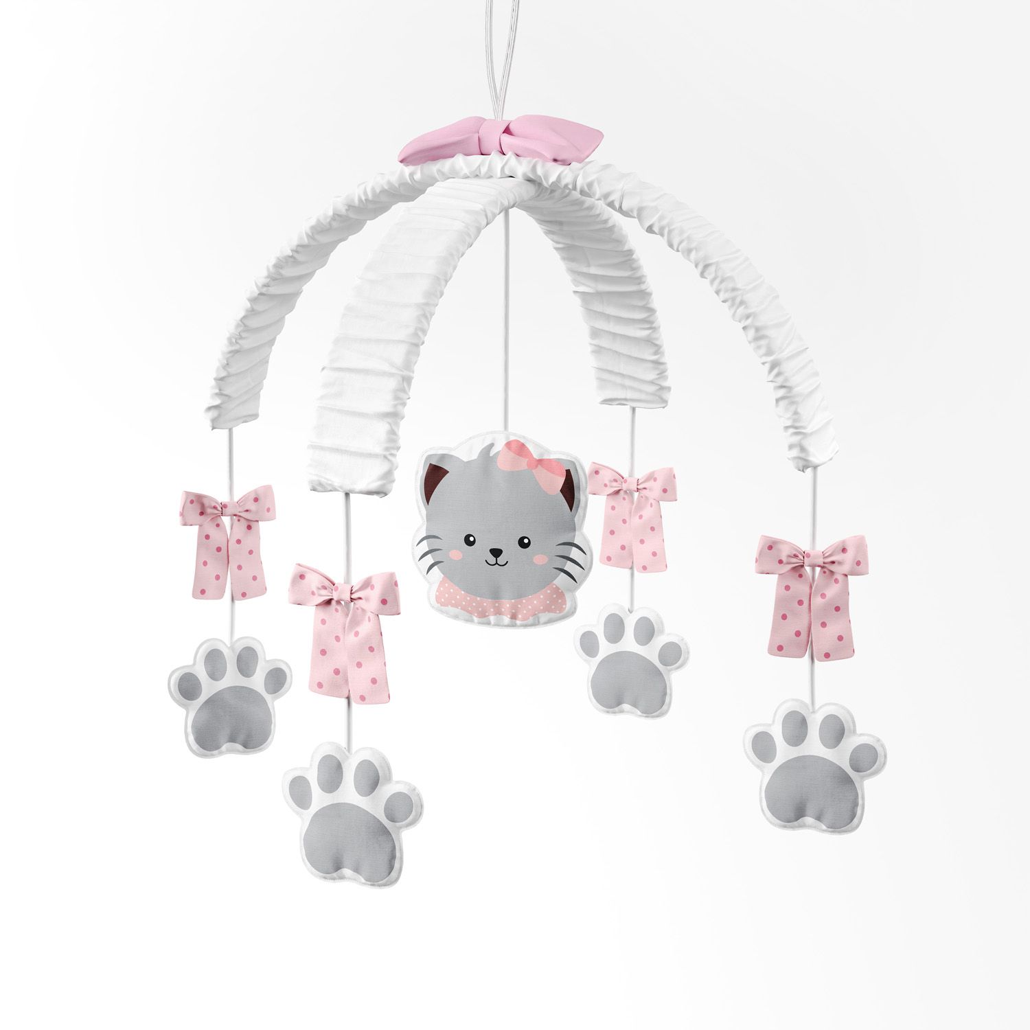 Móbile Gatinha Rosa