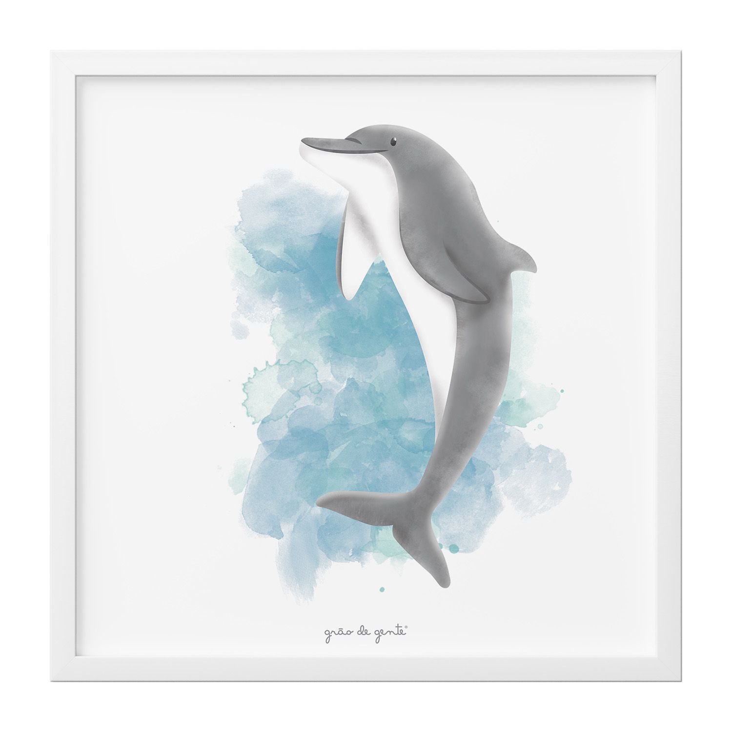 Quadro Fundo do Mar Golfinho 38cm - imagem 2