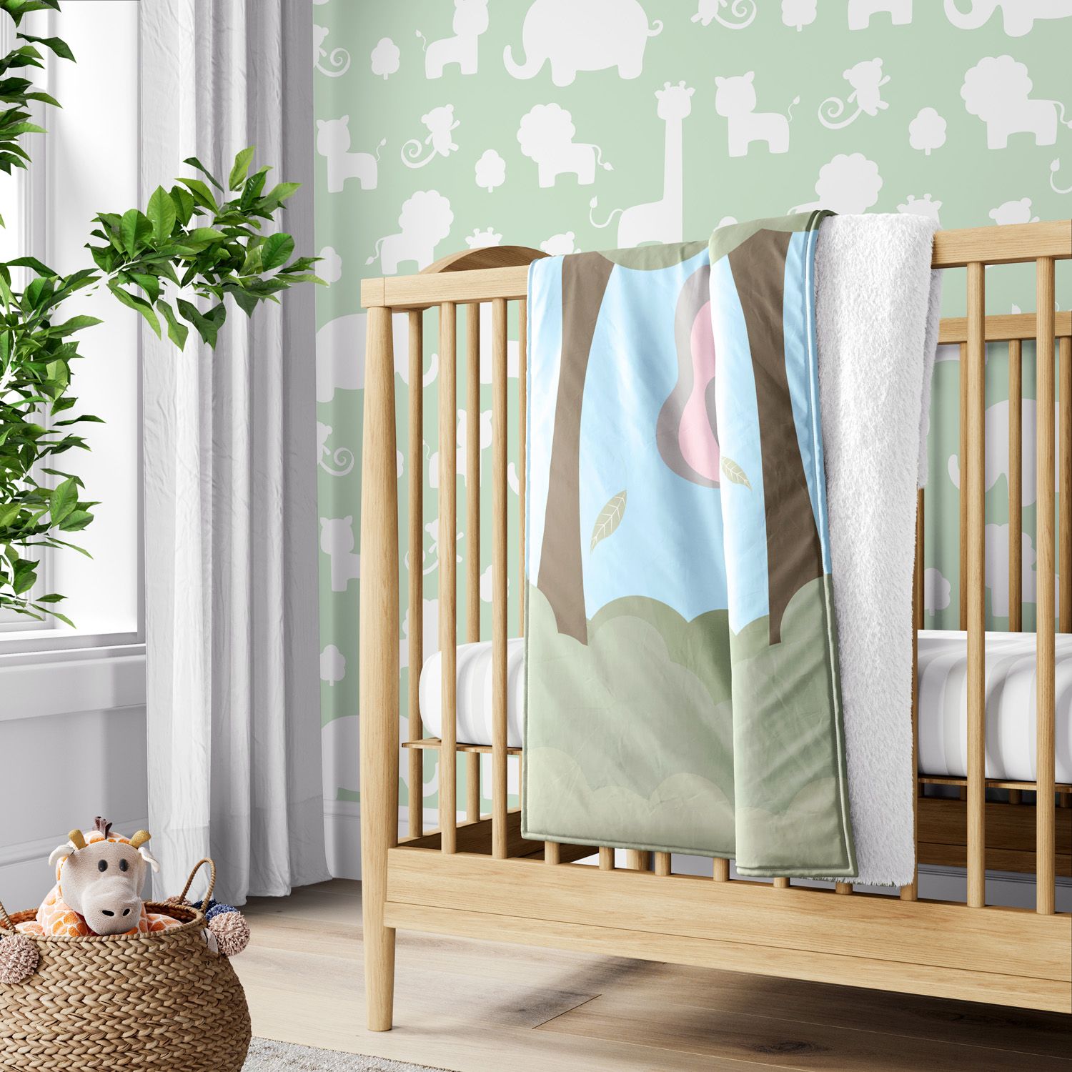 Manta Dupla Face com Soft Amiguinho Elefante 1M