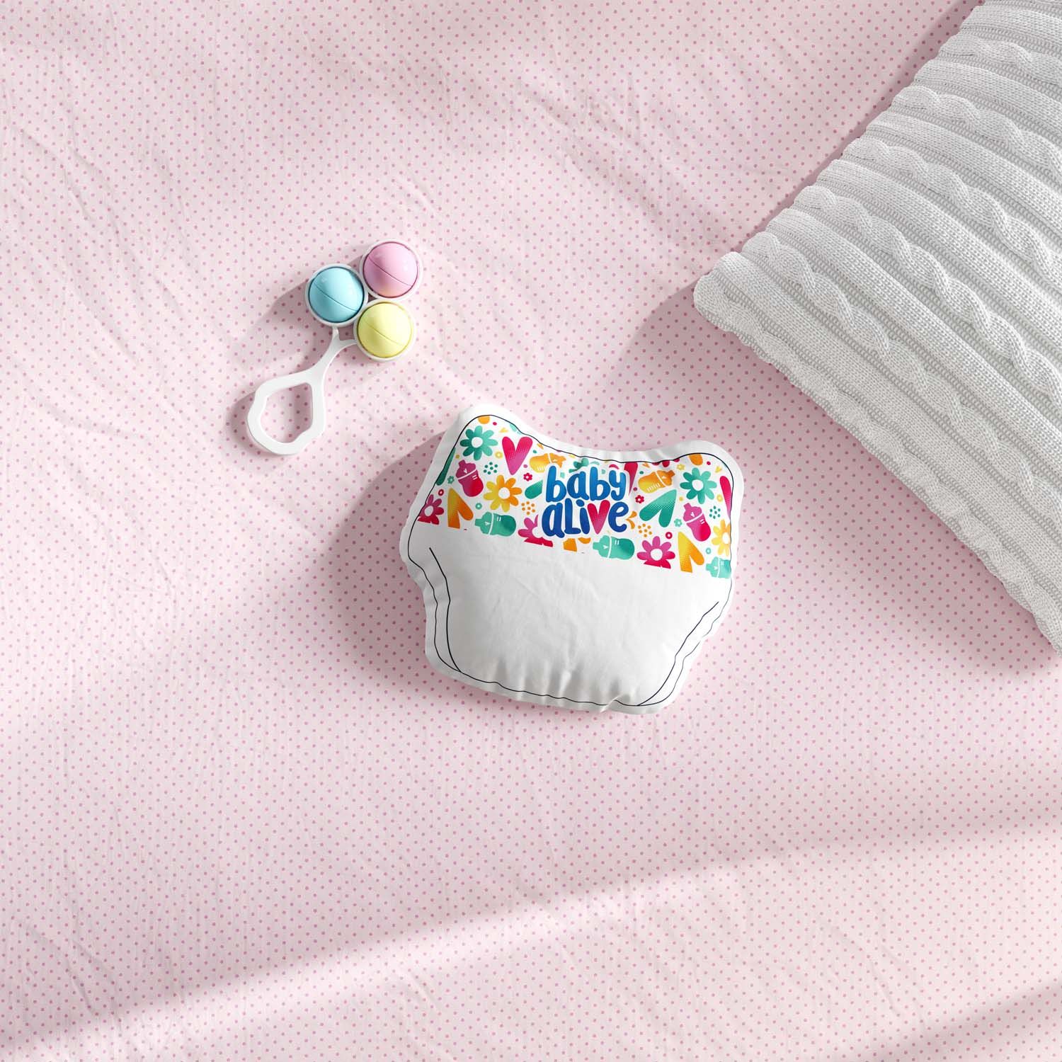Almofada Fralda Baby Alive