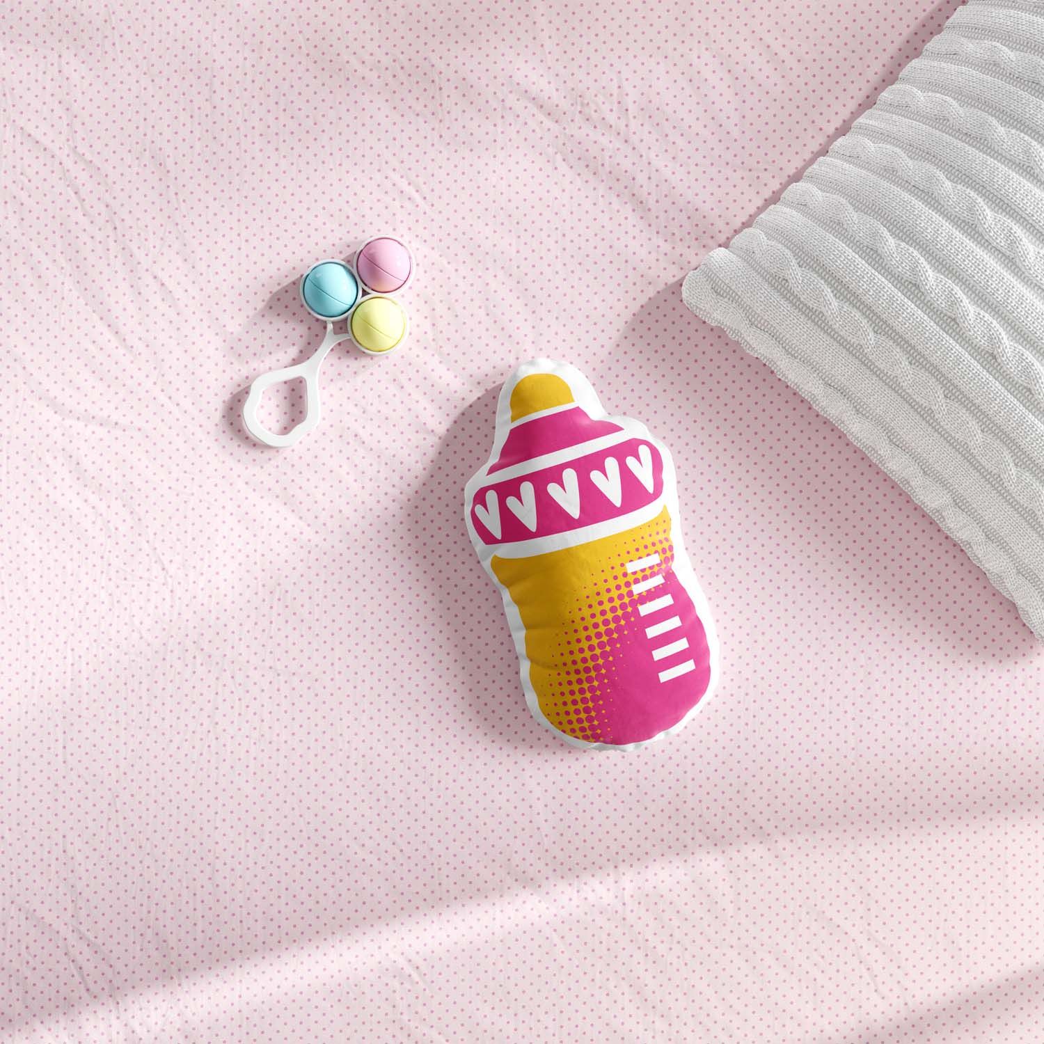 Almofada Mamadeira Baby Alive