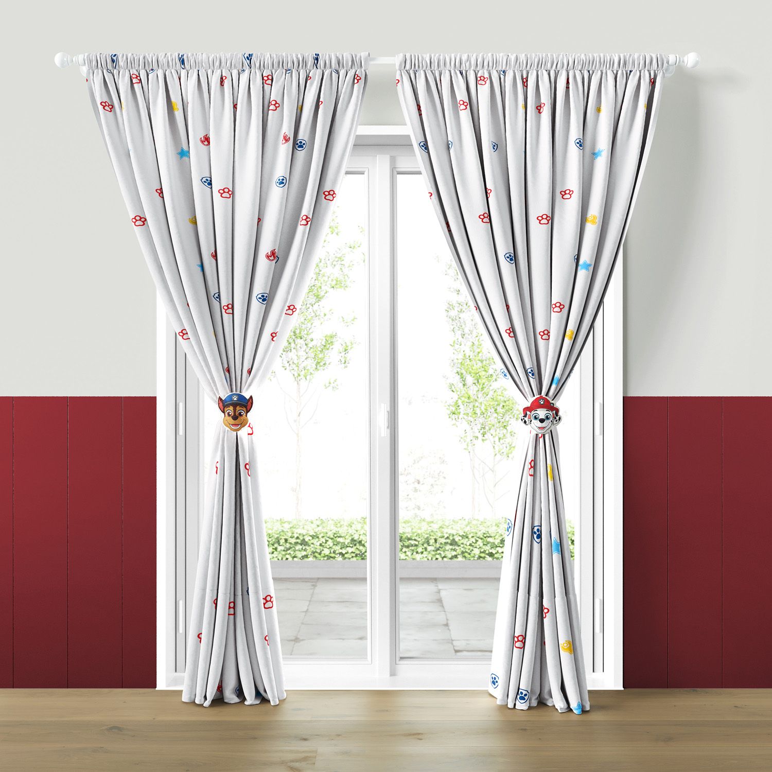 Cortina Patrulha Canina Branca