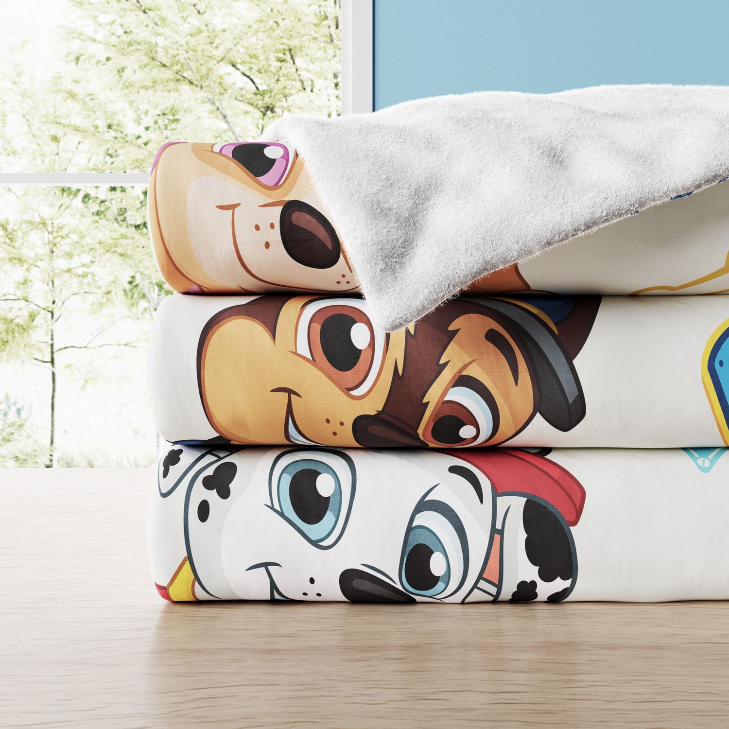 Manta Infantil Solteiro Dupla Face com Soft Patrulha Canina 1,20M