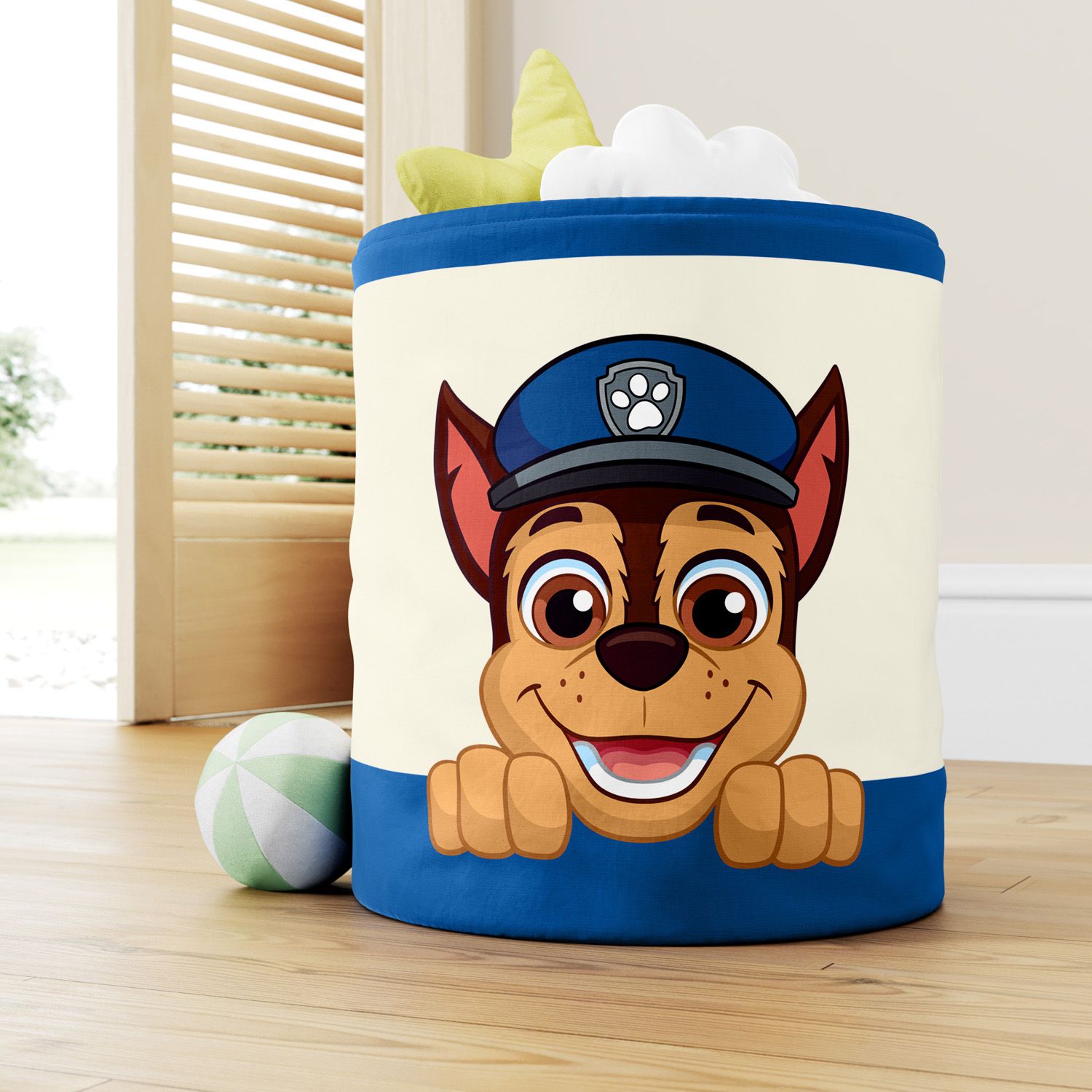 Cesto Organizador para Brinquedos Chase Patrulha Canina 35cm