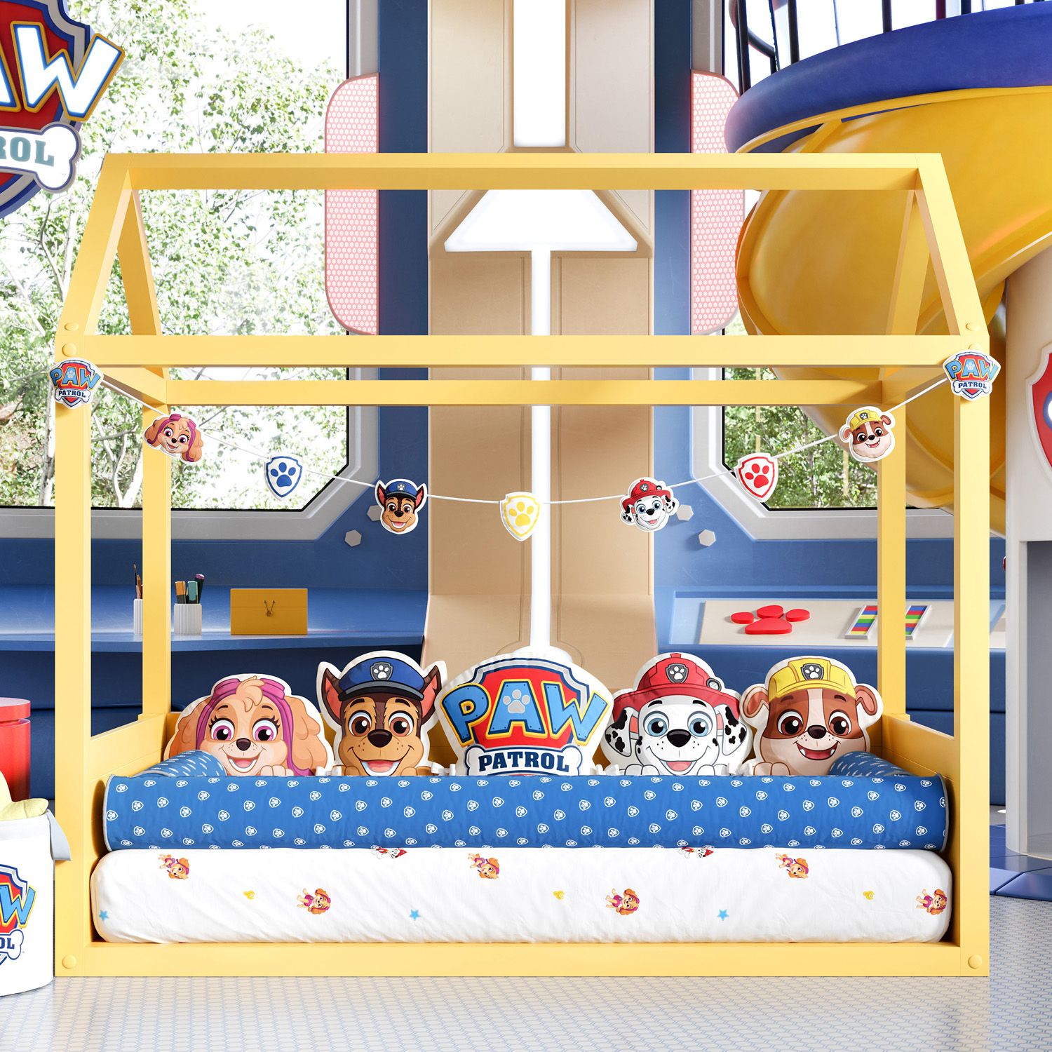 Varal Decorativo Patrulha Canina 2,20m