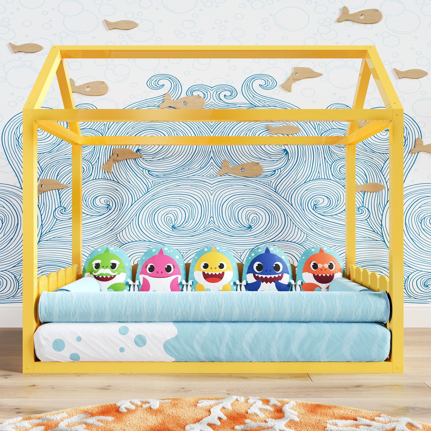 Almofada Mommy Baby Shark