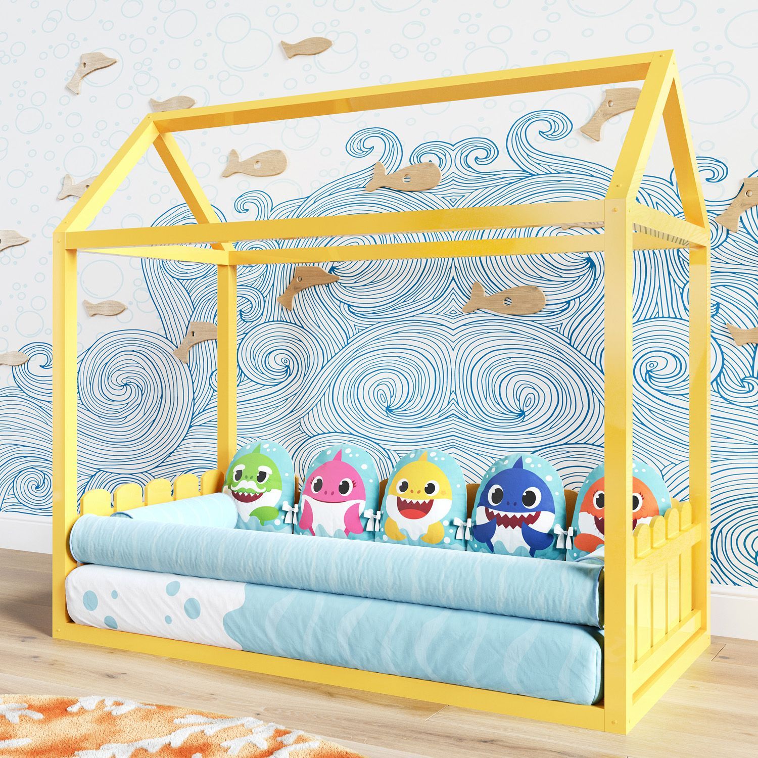 Almofada Daddy Baby Shark