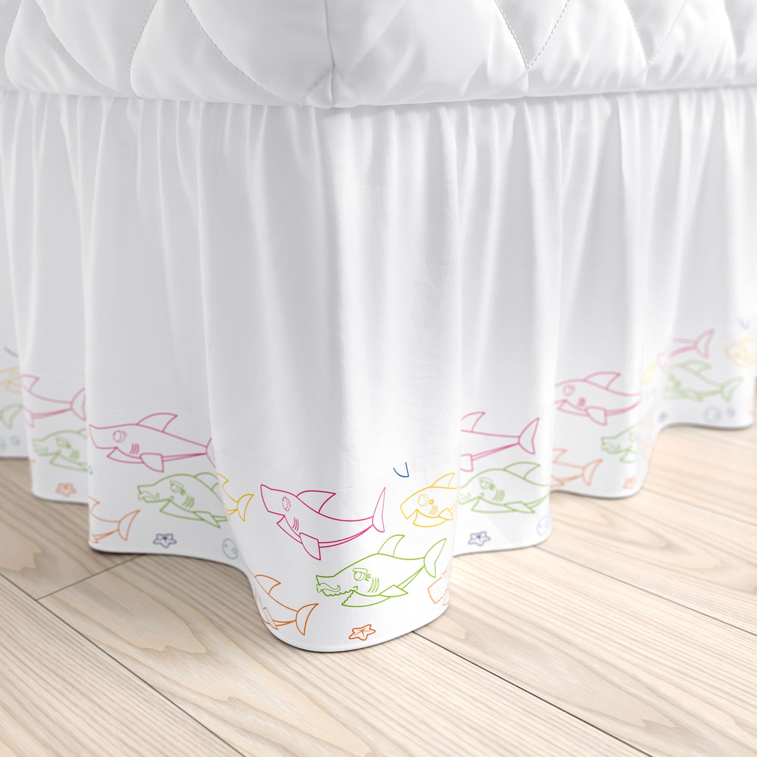 Saia de Cama Infantil Baby Shark