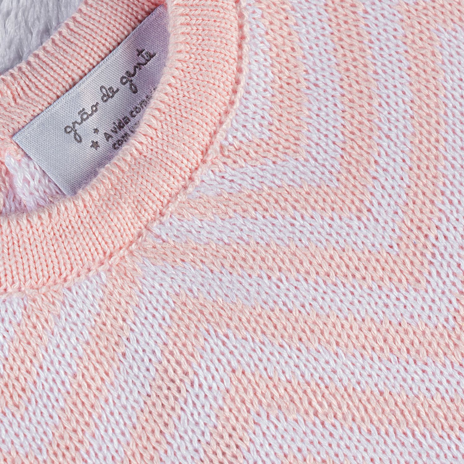 Macacão Tricot Chevron Vermelho e Branco