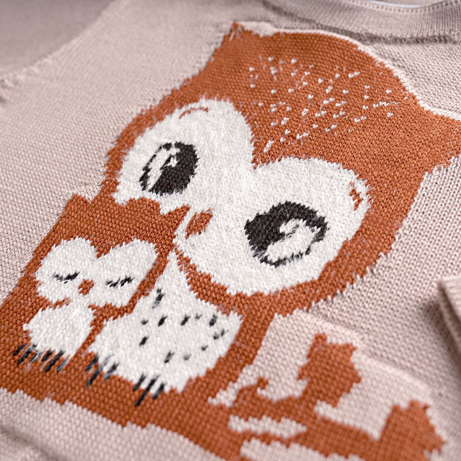 Macacão Tricot Jacquard Mamãe Coruja Amarelo Jasmim