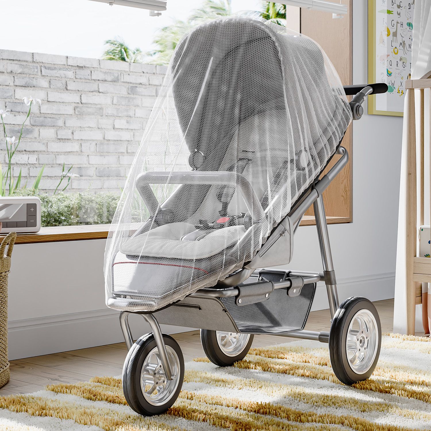 Mosquiteiro Universal para Carrinho de Bebê