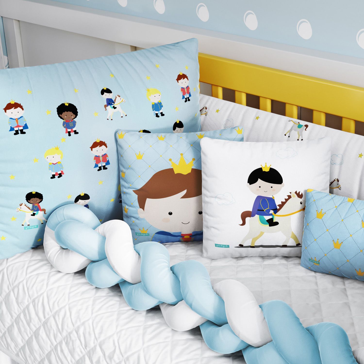 Kit Berço Trança Príncipes