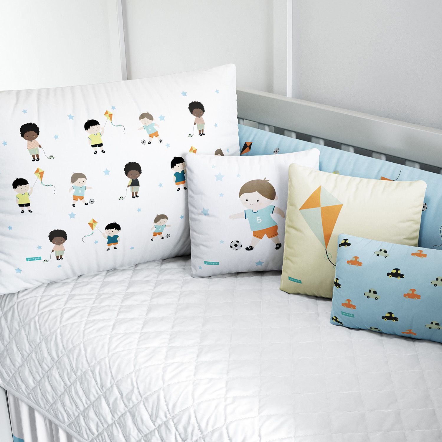 Kit Berço Trança Menino Feliz