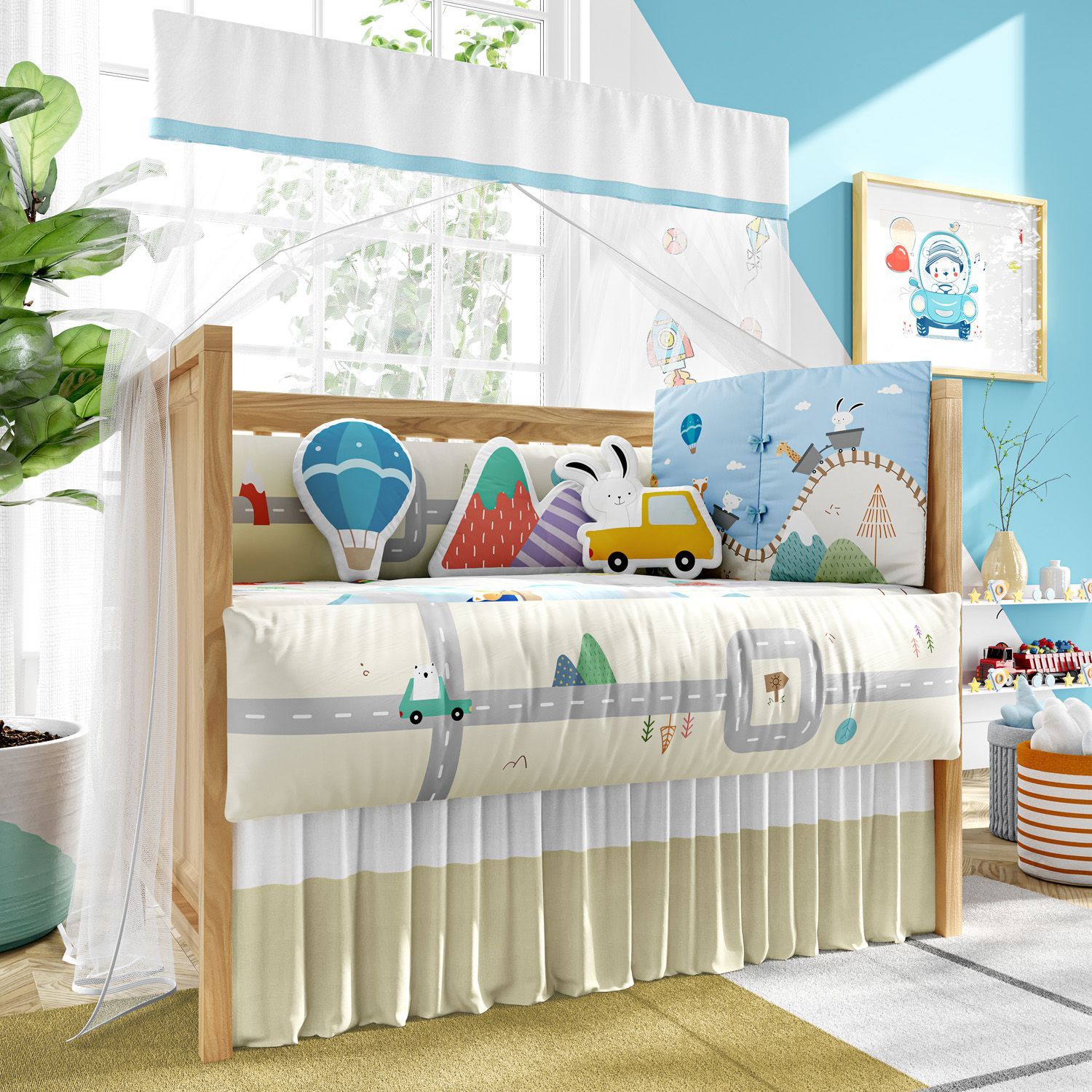 Kit Berço Livro de Brincar Piquenique