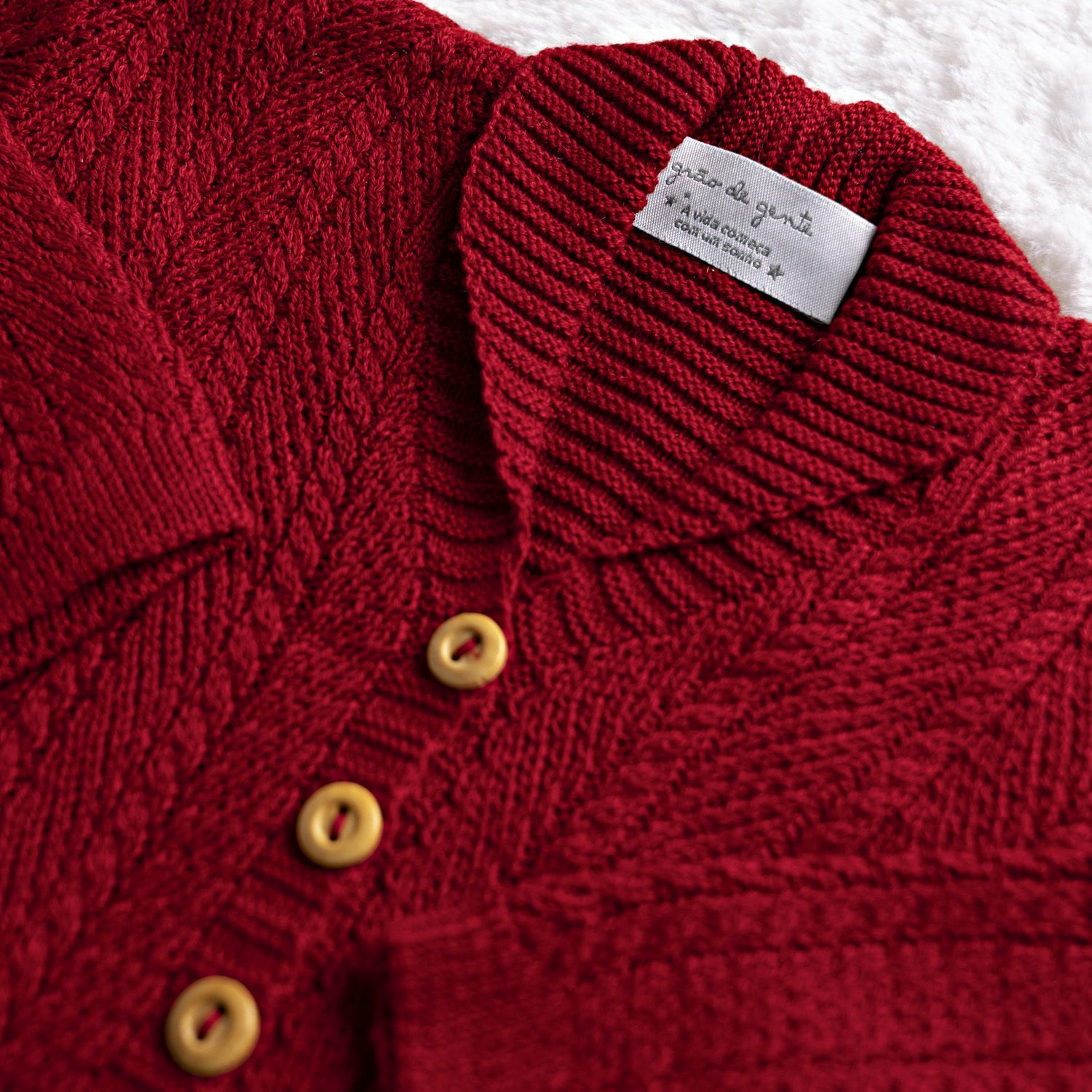 Casaquinho Tricot Monarca Cinza