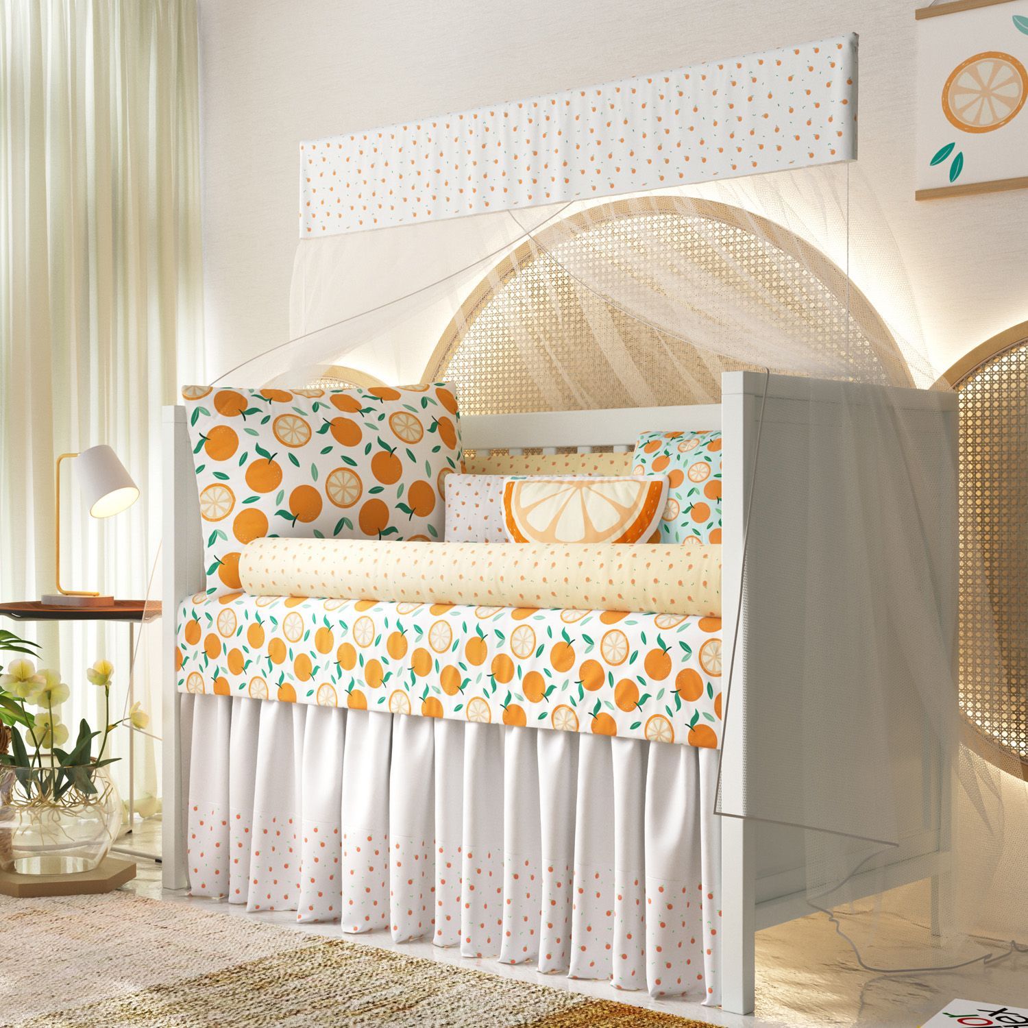 Kit Berço Laranjas
