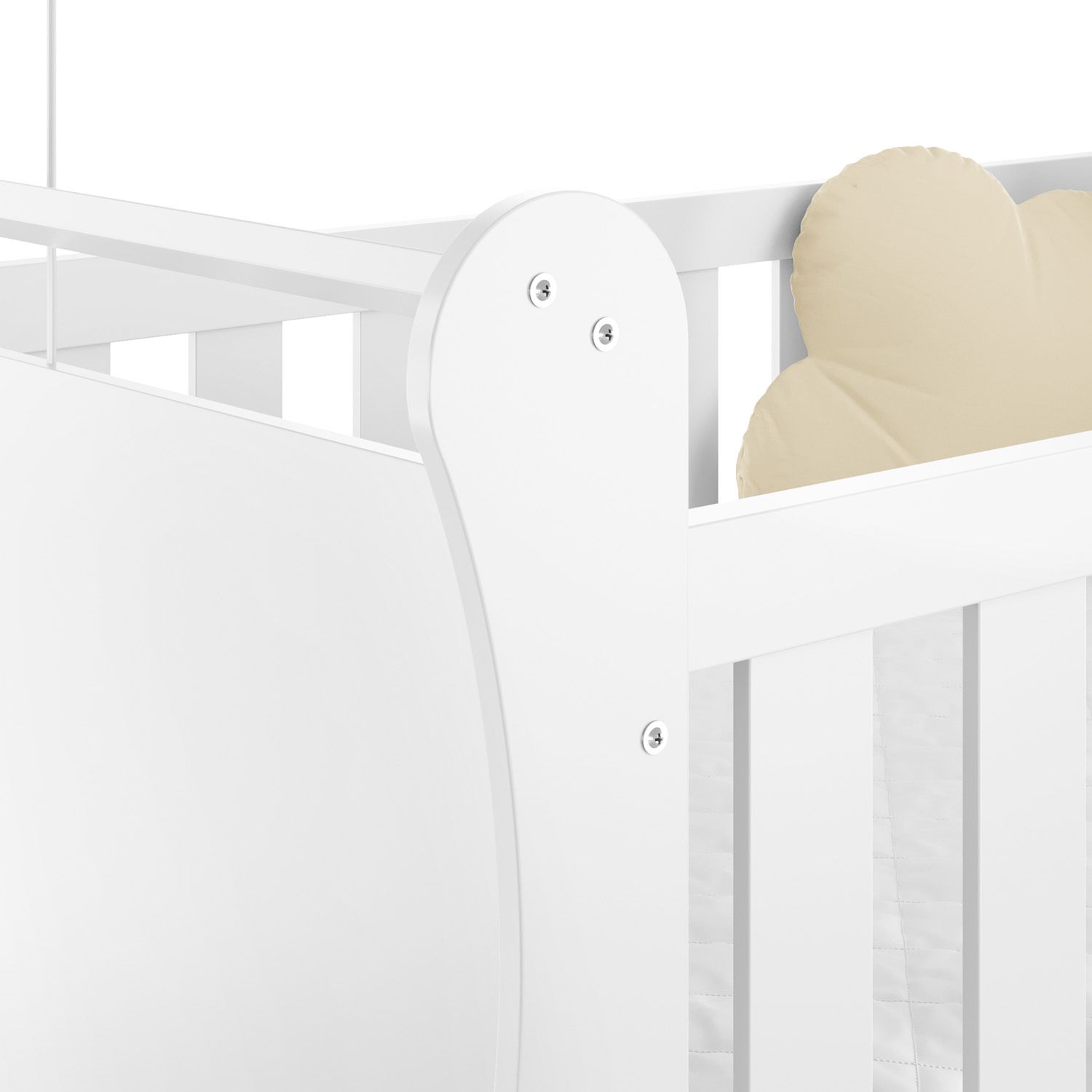 Berço Americano Branco Jolie