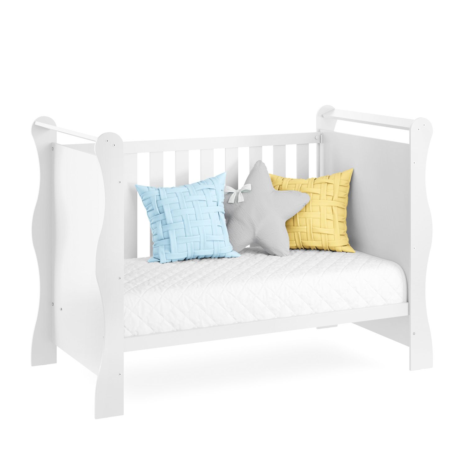 Berço Americano Branco Jolie