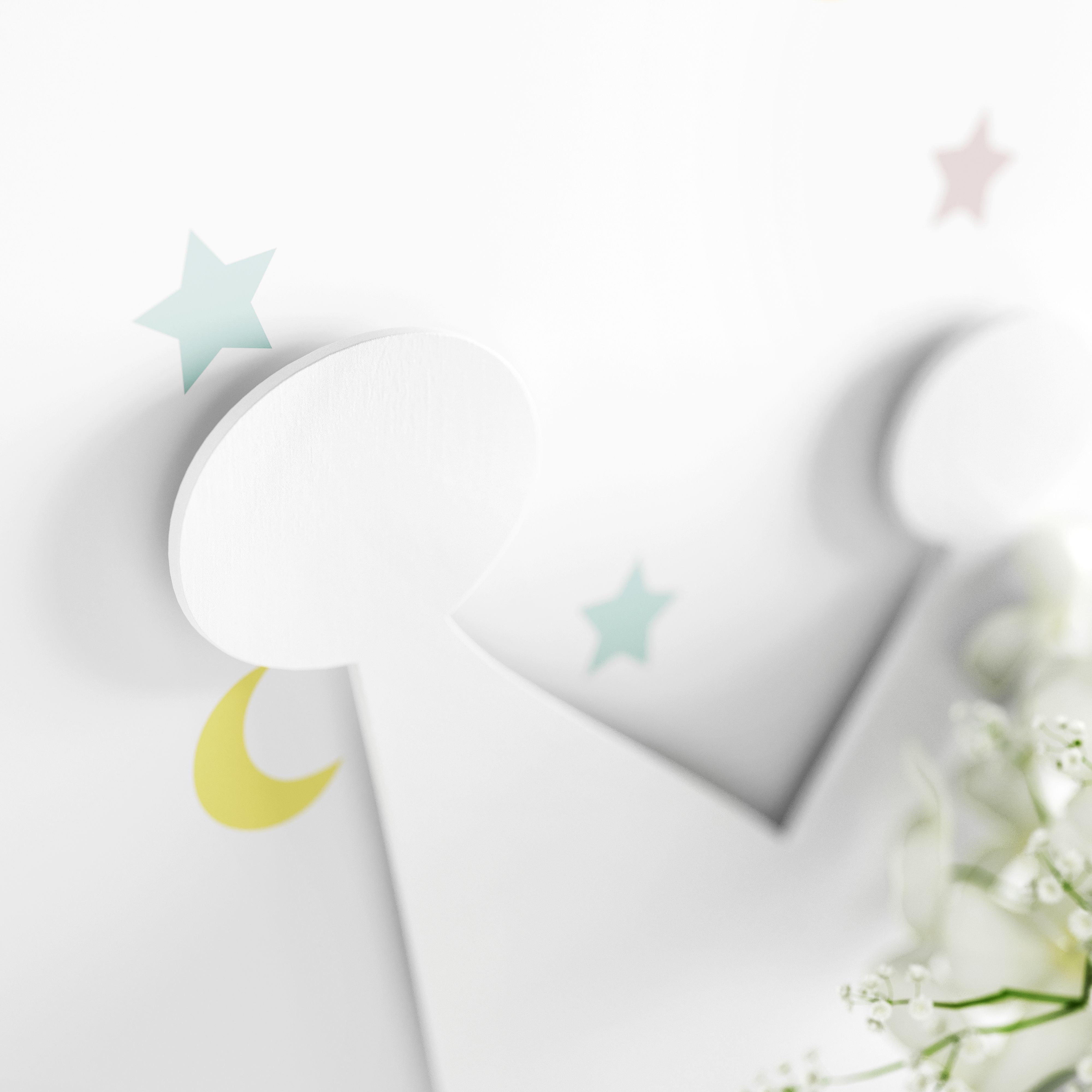 Prateleira MDF Coroa Azul Marinho