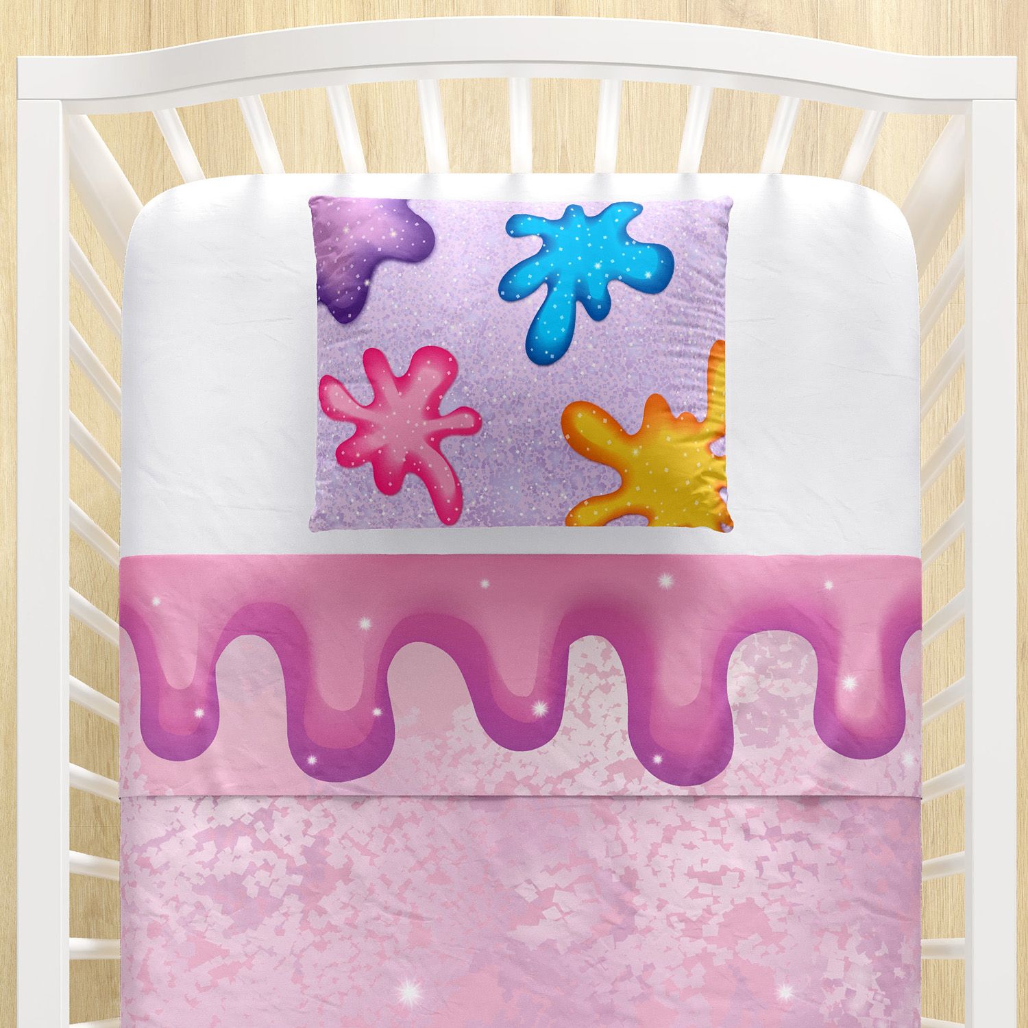 Jogo de Lençol Berço Brilho Mágico