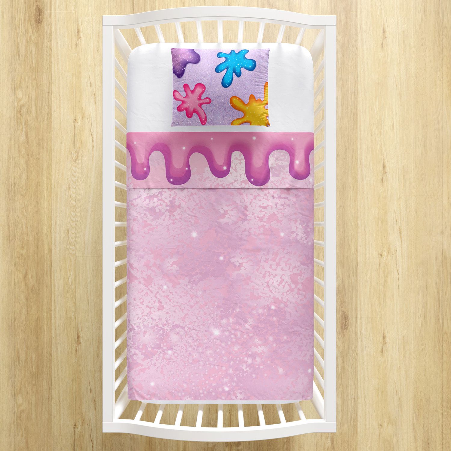 Jogo de Lençol Berço Brilho Mágico