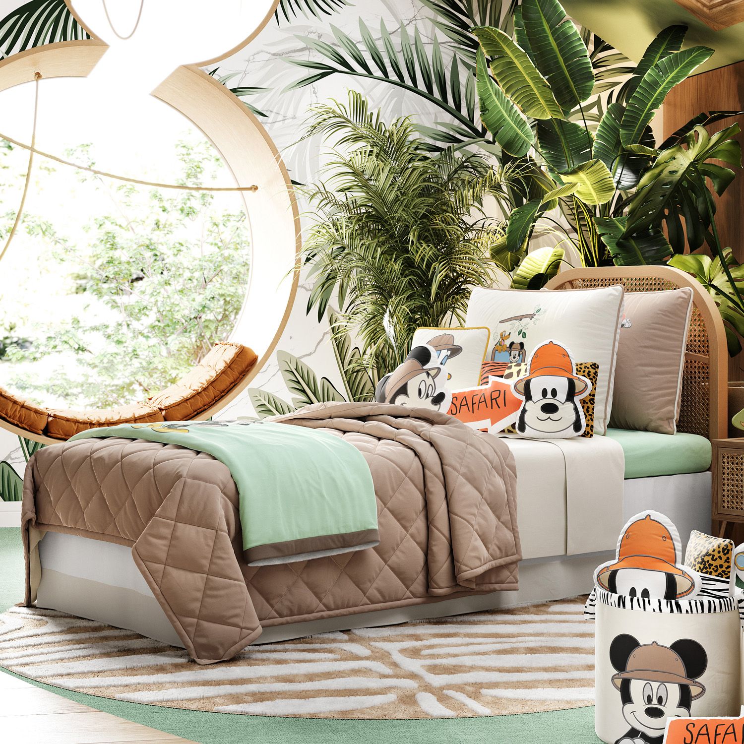 Prendedor de Cortina Mickey Mouse Safári