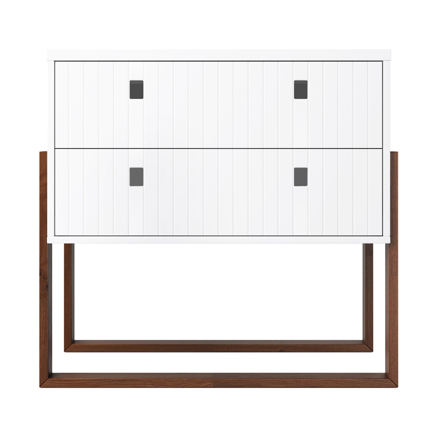 Mesa de Cabeceira Infantil Branco Dominó