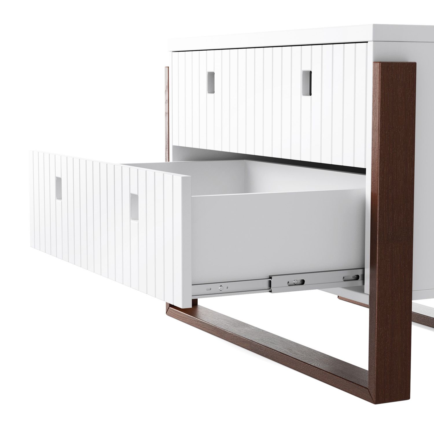 Mesa de Cabeceira Infantil Branco Dominó