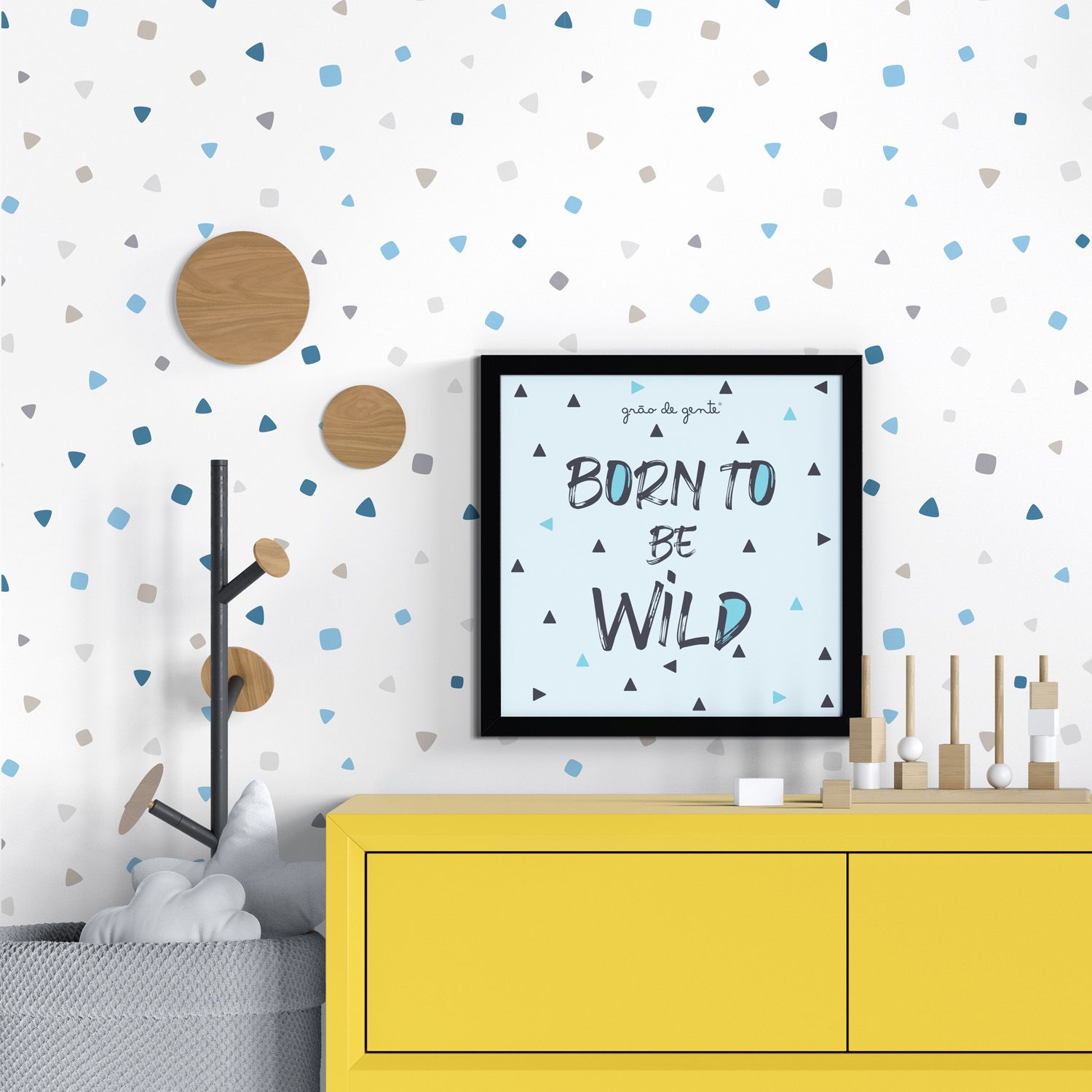 Quadro Nascido Para Ser Aventureiro 38cm