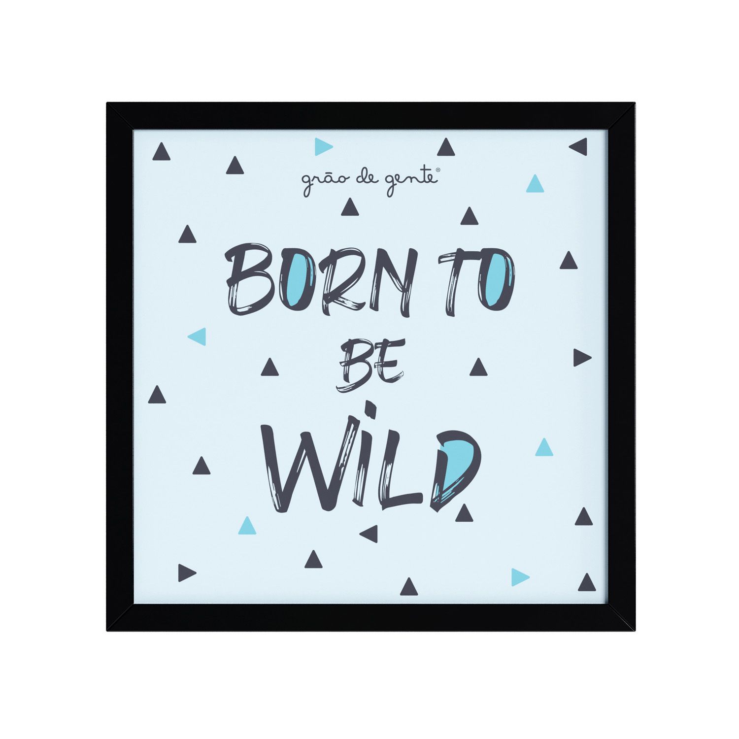 Quadro Nascido Para Ser Aventureiro 38cm