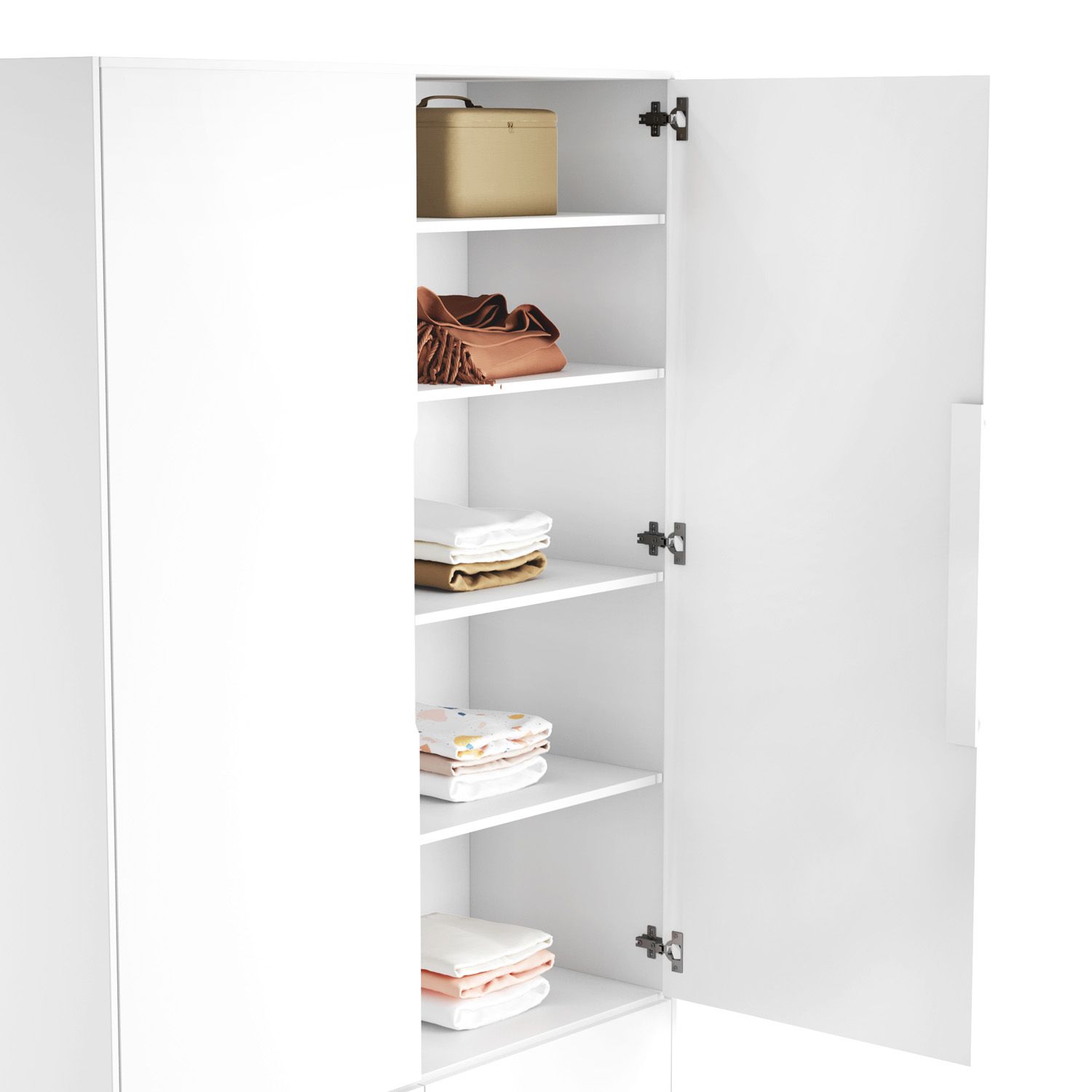 Guarda Roupa Infantil Branco 2 Portas Tomi