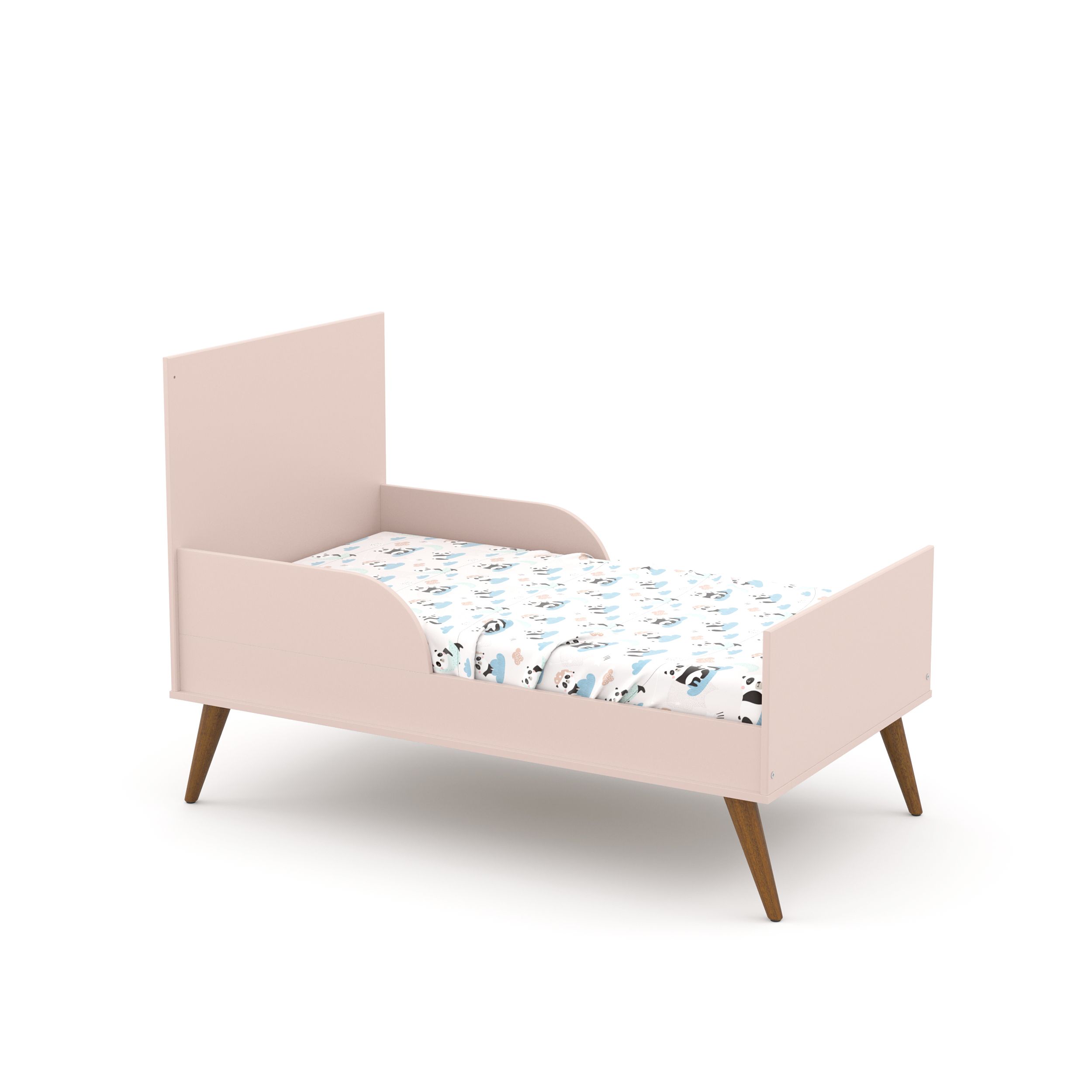 Berço Americano Branco Soft Gold Eco Wood