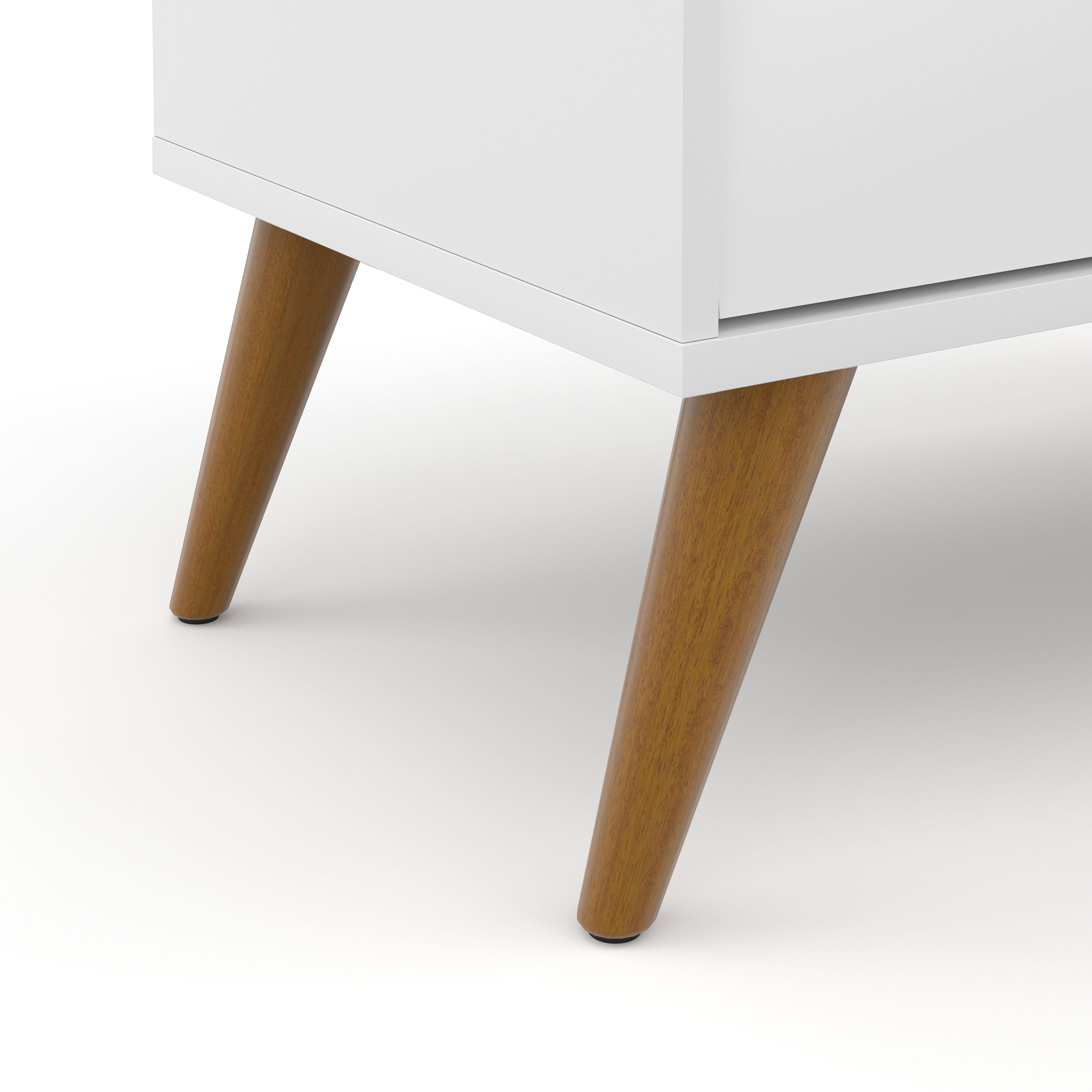 Cômoda Infantil Branco Soft com Porta Gold Eco Wood