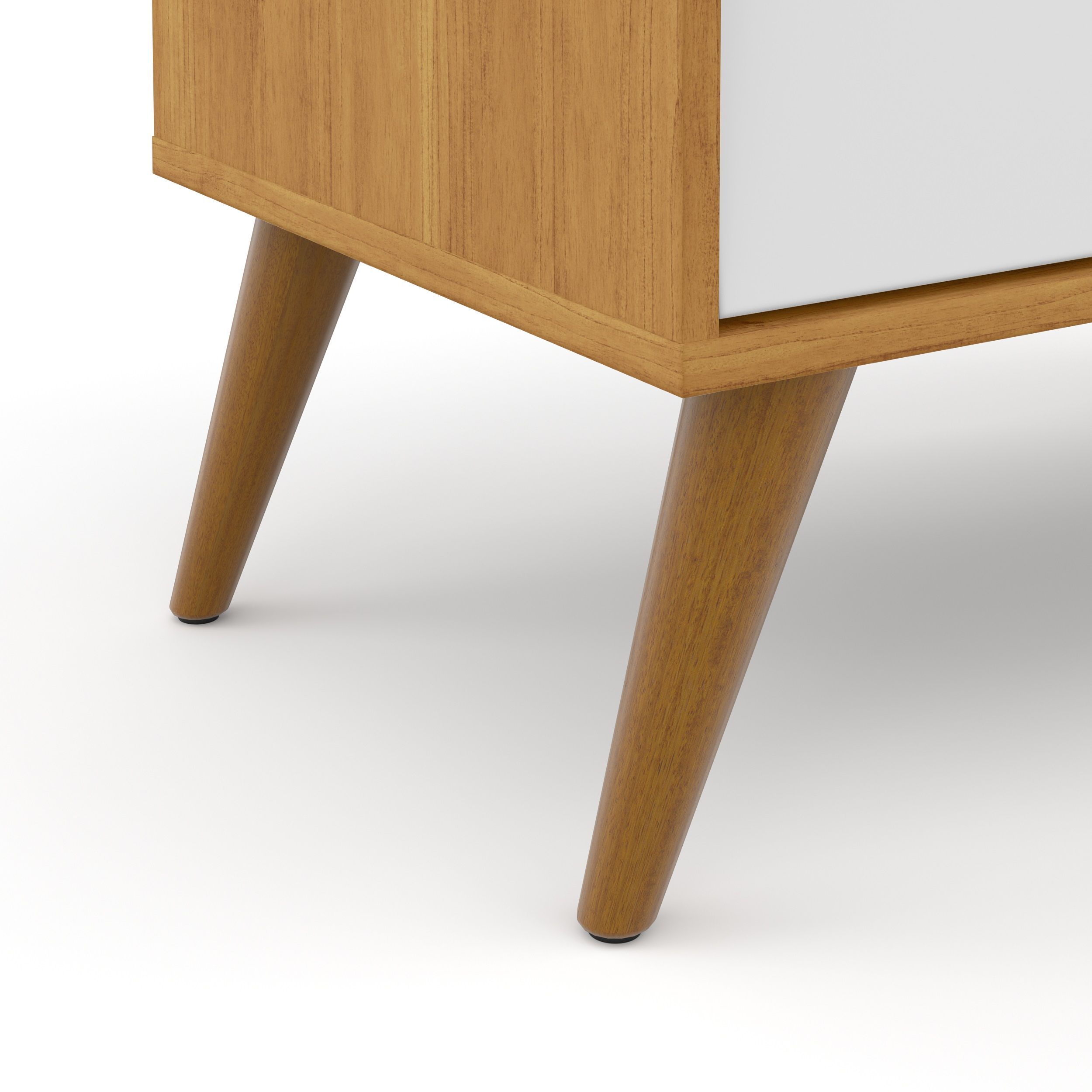 Cômoda Infantil Branco Soft com Porta Gold Eco Wood