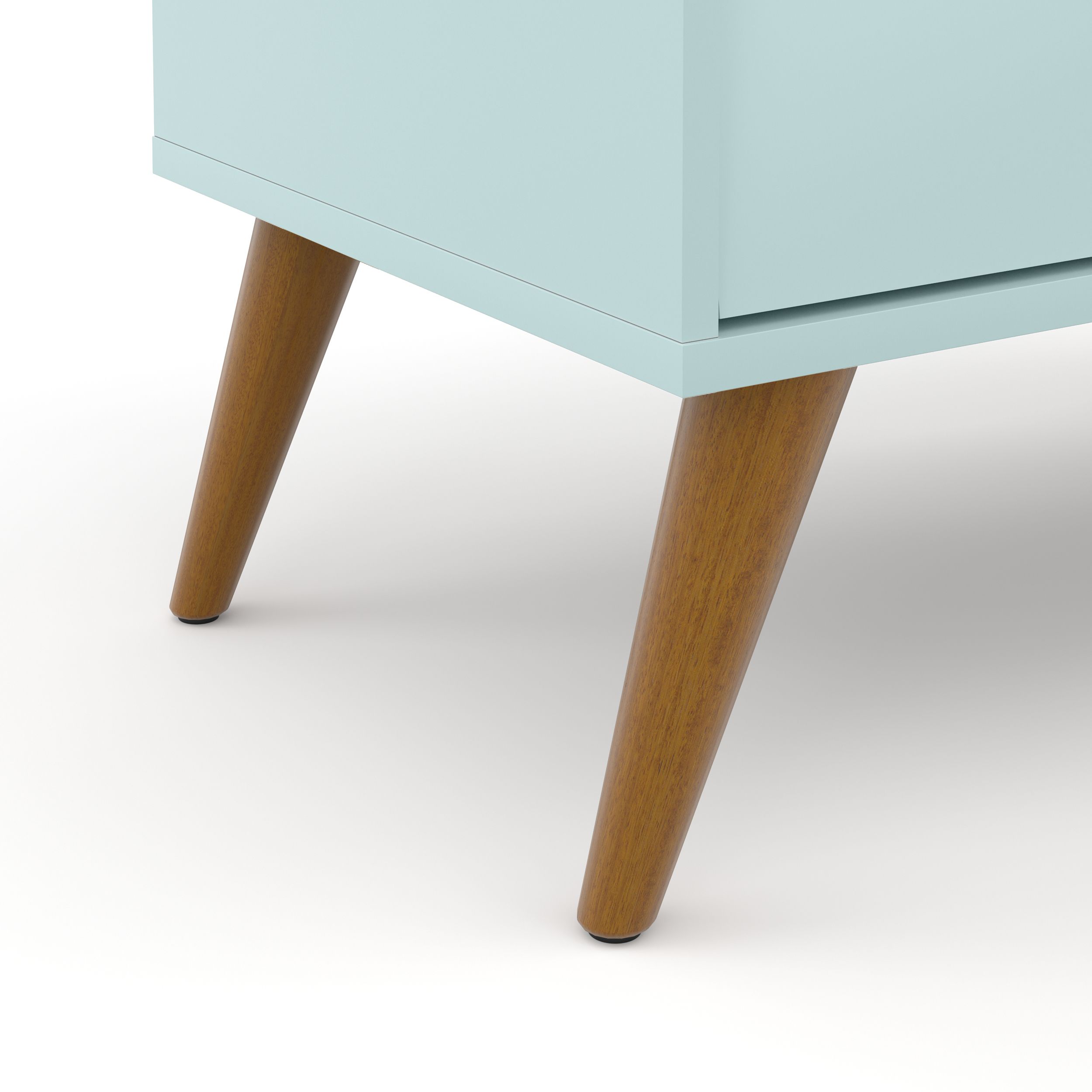 Cômoda Infantil Branco Soft com Porta Gold Eco Wood