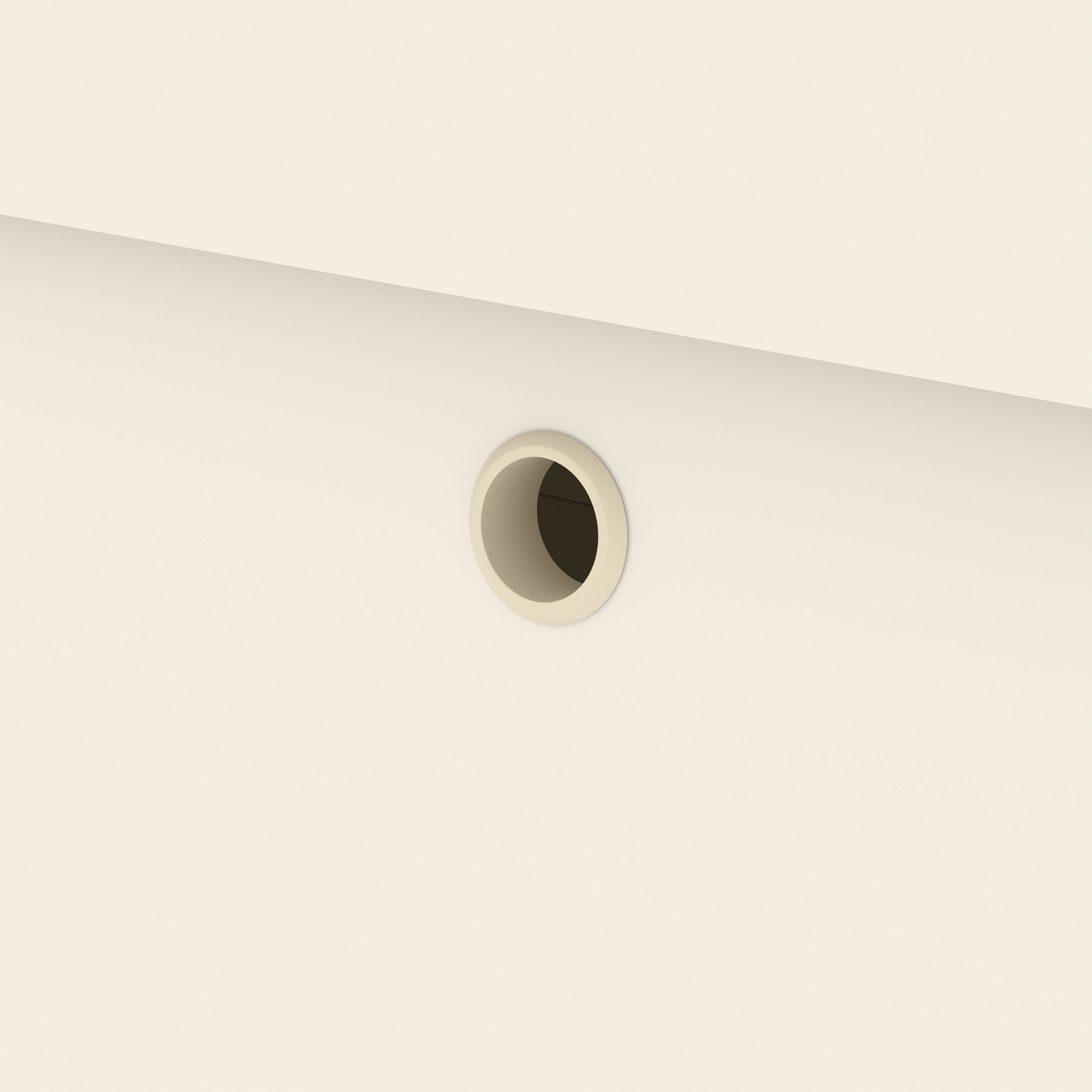 Cômoda Infantil Branco Soft com Porta Gold Eco Wood