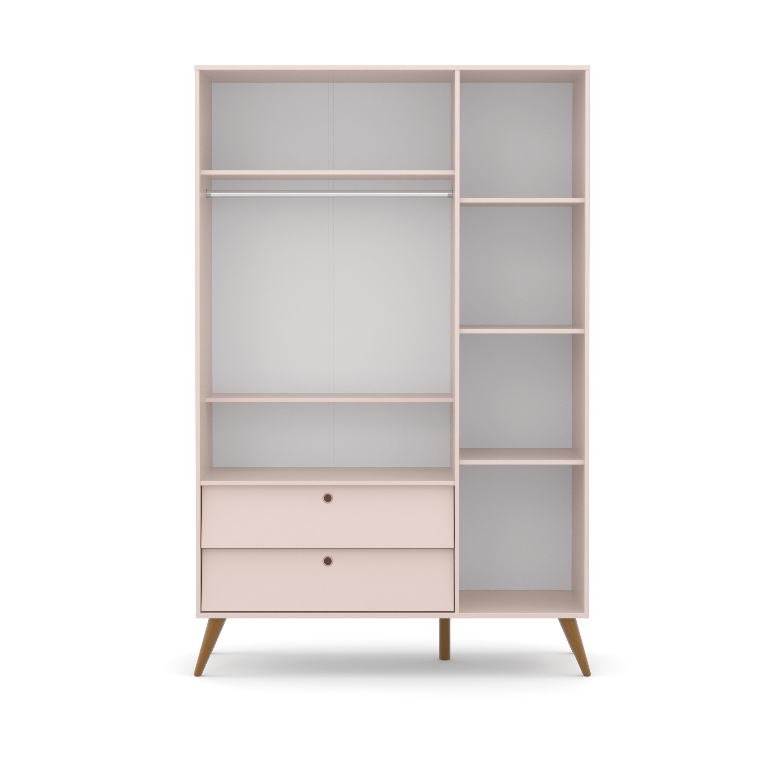 Guarda Roupa Infantil Branco Soft 3 Portas Gold Eco Wood