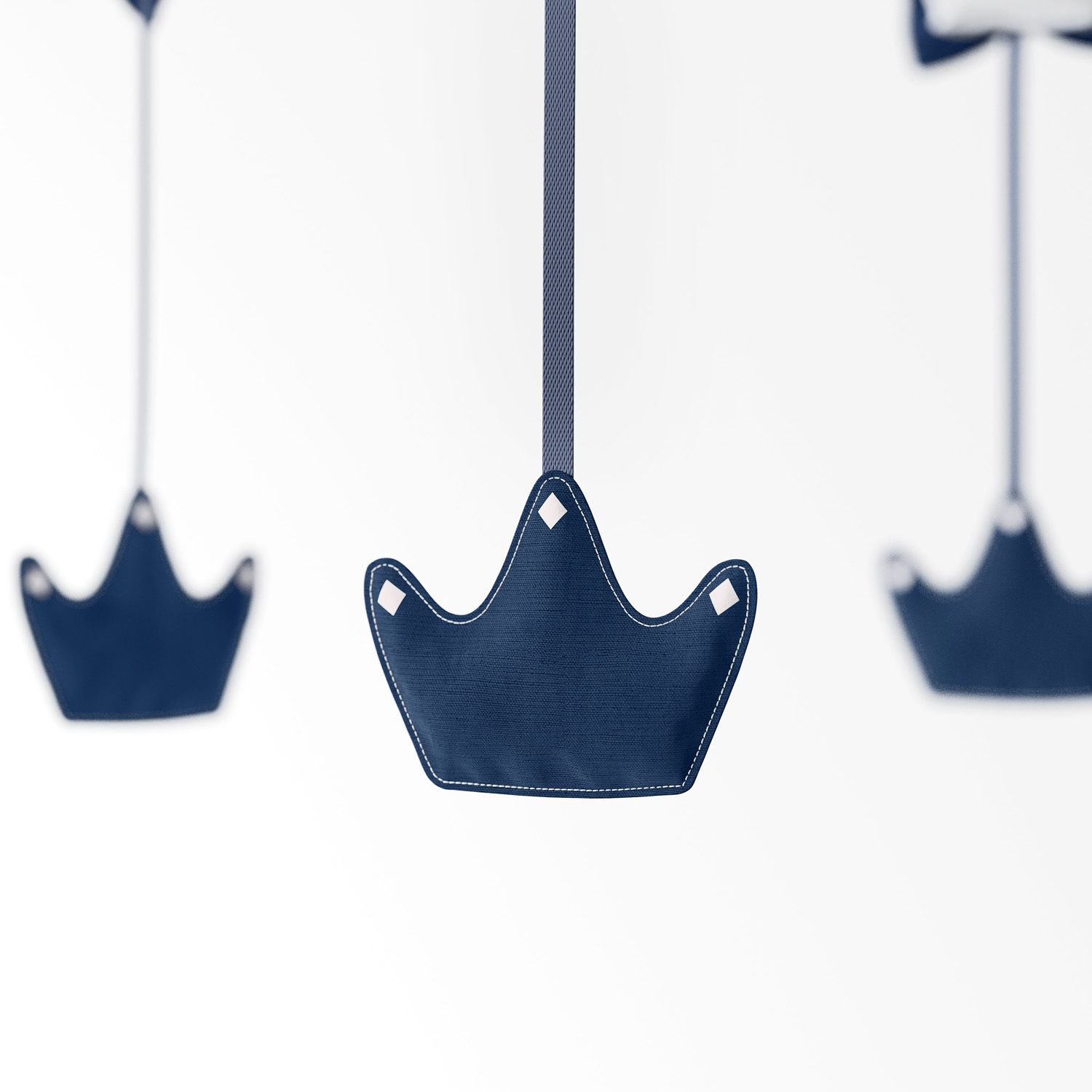 Móbile Coroa Azul Marinho