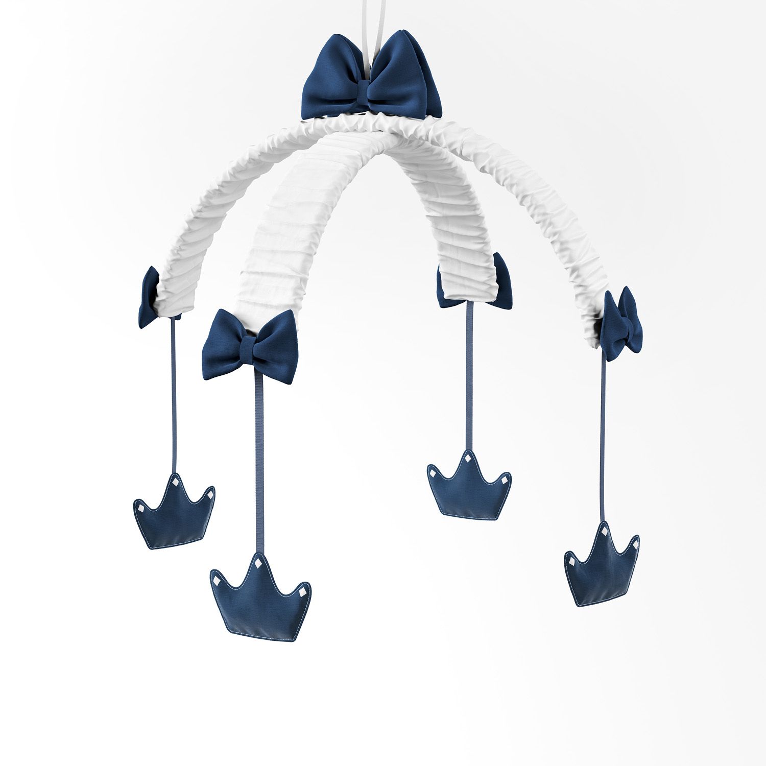 Móbile Coroa Azul Marinho