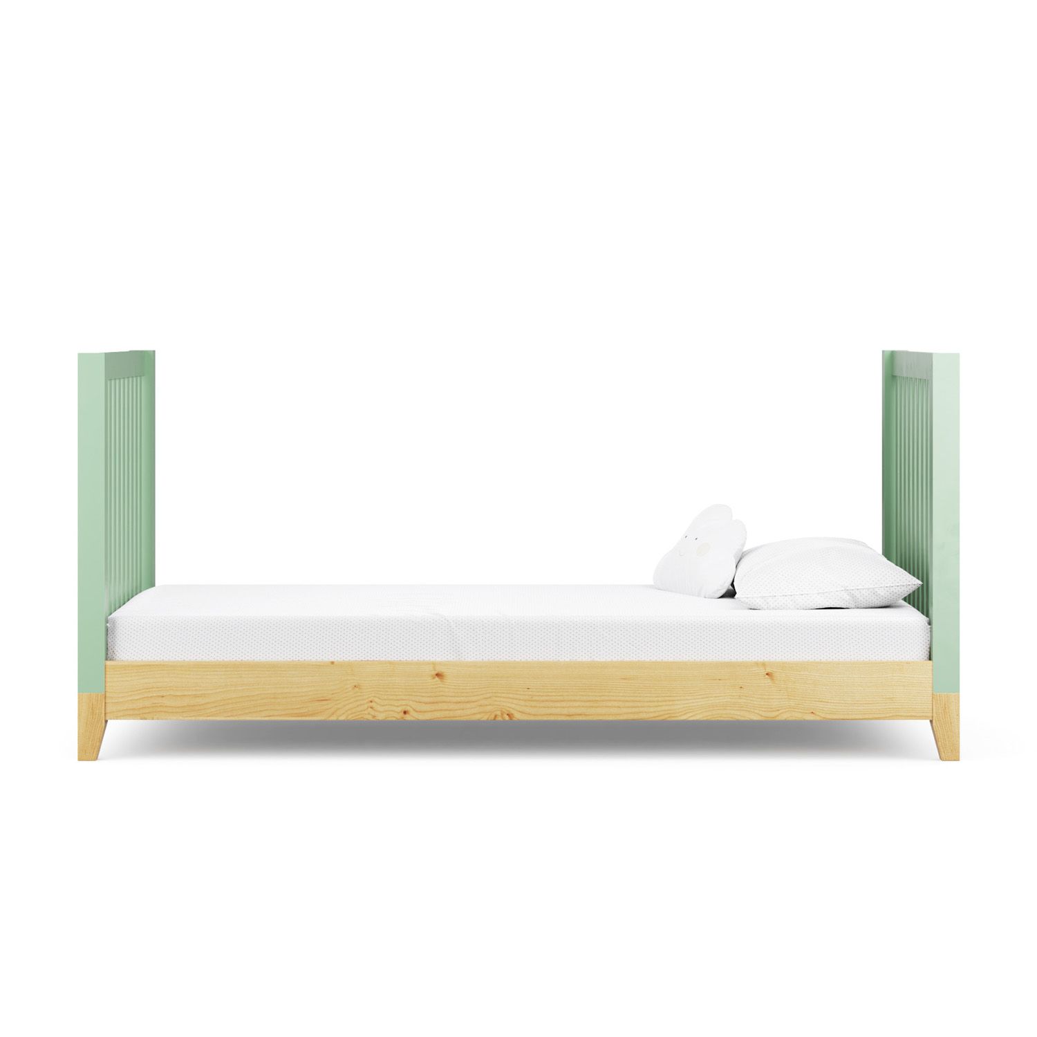 Berço Nacional Branco Retrô Amor Perfeito