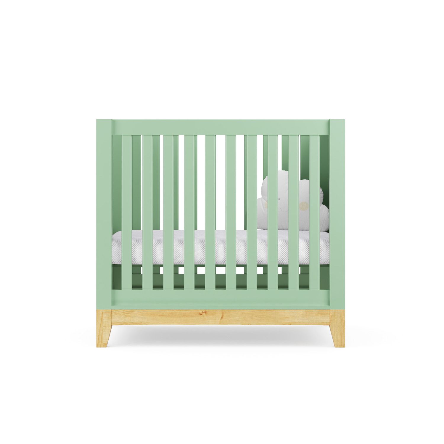 Berço Nacional Branco Retrô Amor Perfeito