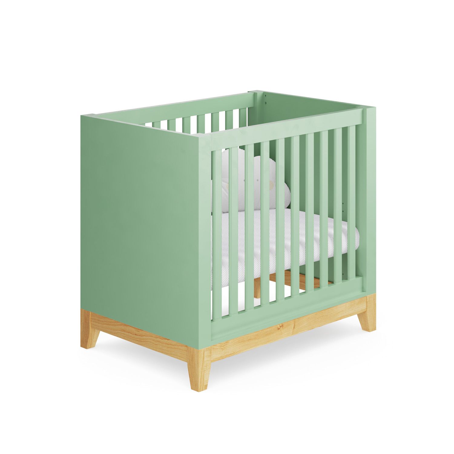 Berço Nacional Branco Retrô Amor Perfeito