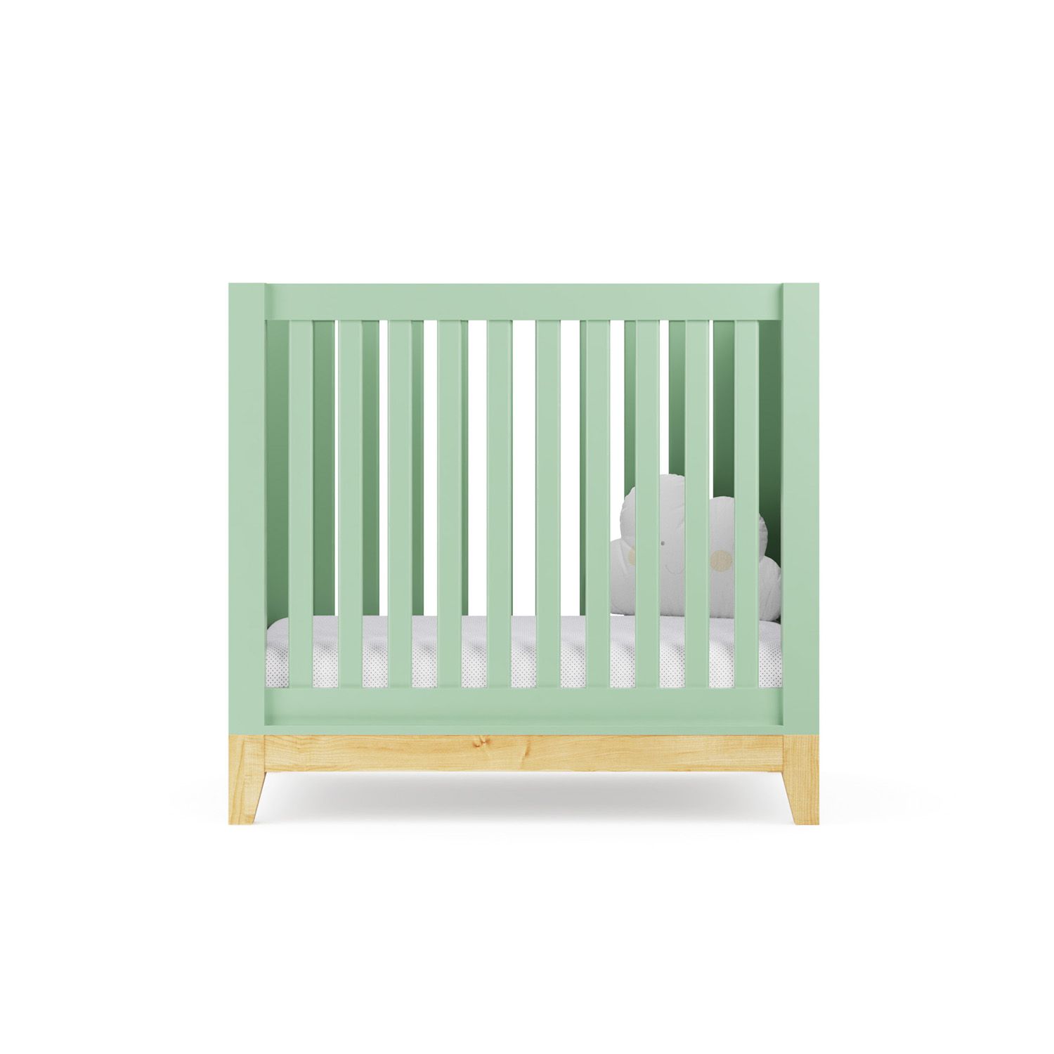 Berço Nacional Branco Retrô Amor Perfeito