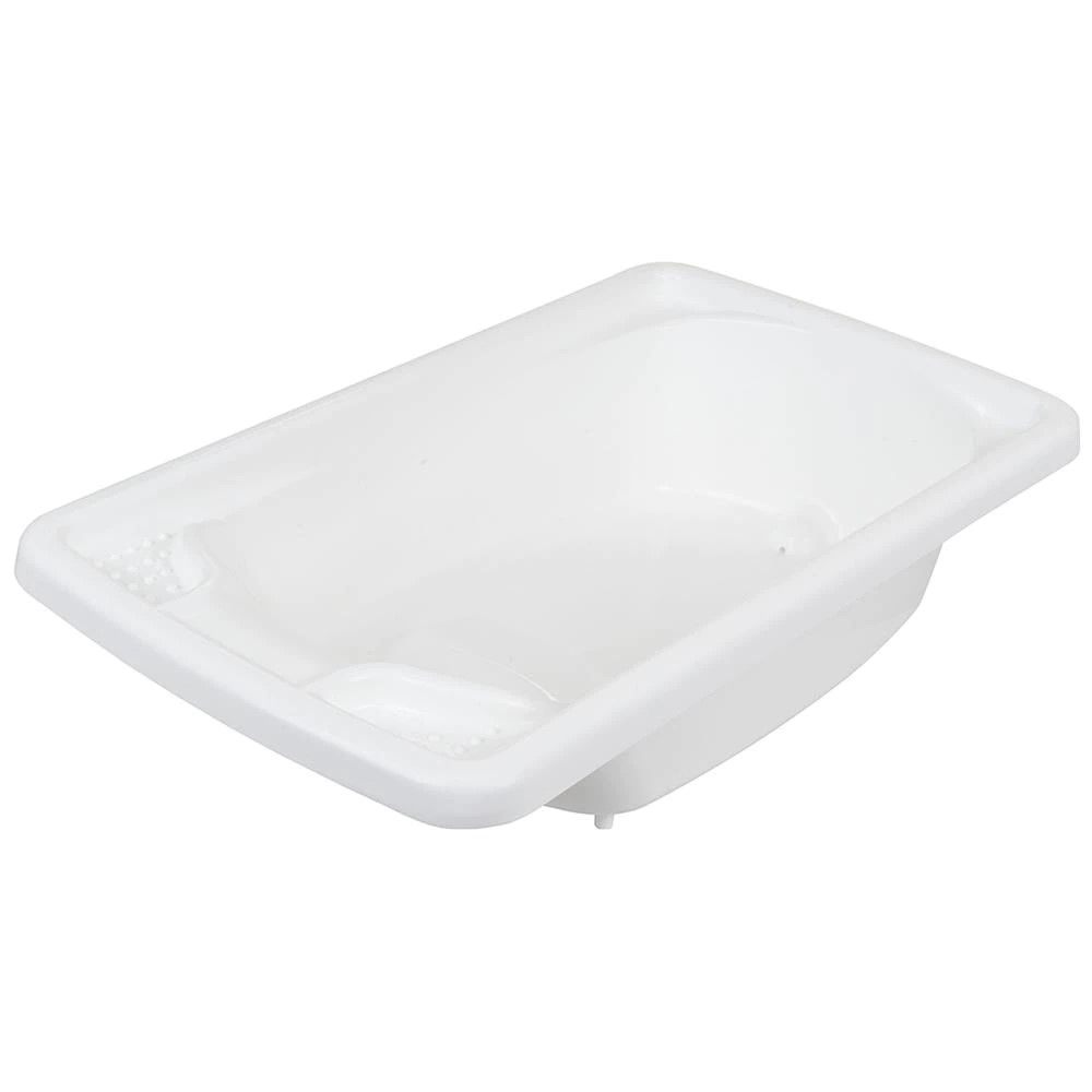 Kit Banho 2 em 1 com Banheira, Suporte e Assento Redutor Branco