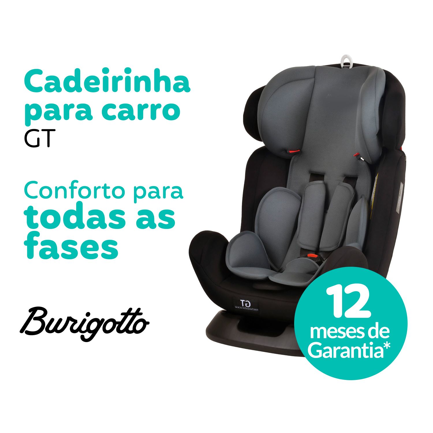 Cadeirinha de Carro GT 0-36kg Black